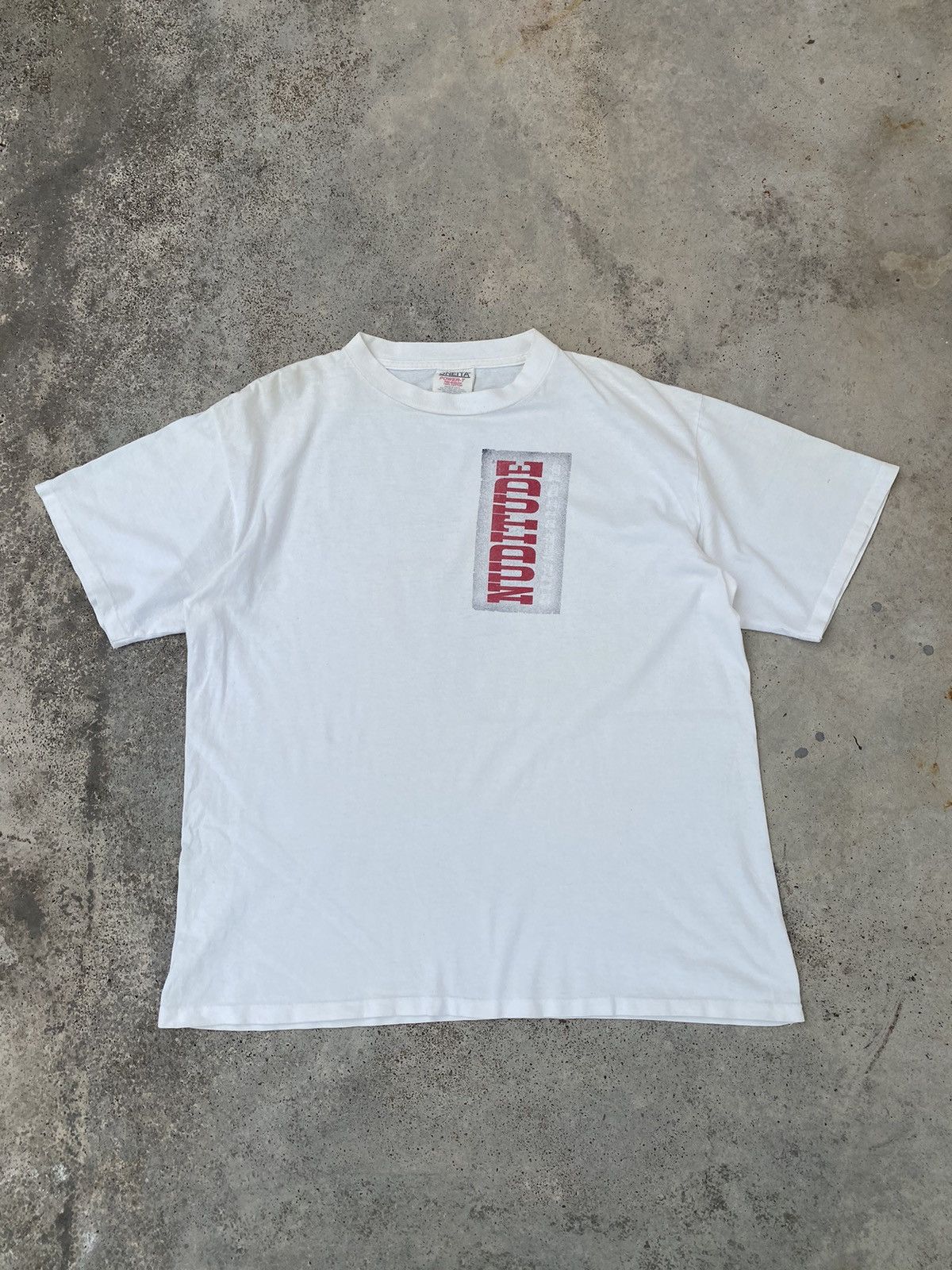 Band Tees Vintage Hanes Nude Men Butt “NUDITUDE” Size US L / EU 52-54 / 3 - 5 Thumbnail