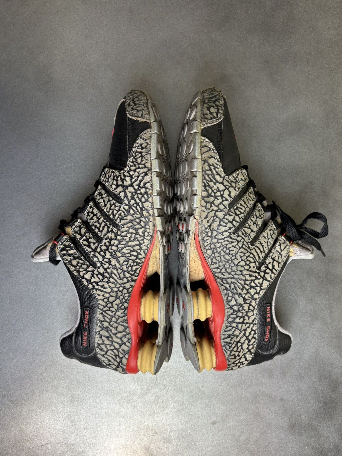 Nike × Vintage 2005 Nike Shox NZ Black Cement 3 VIntage Nike BC3 311377 061 Size US 10.5 / EU 43-44 - 13 Thumbnail