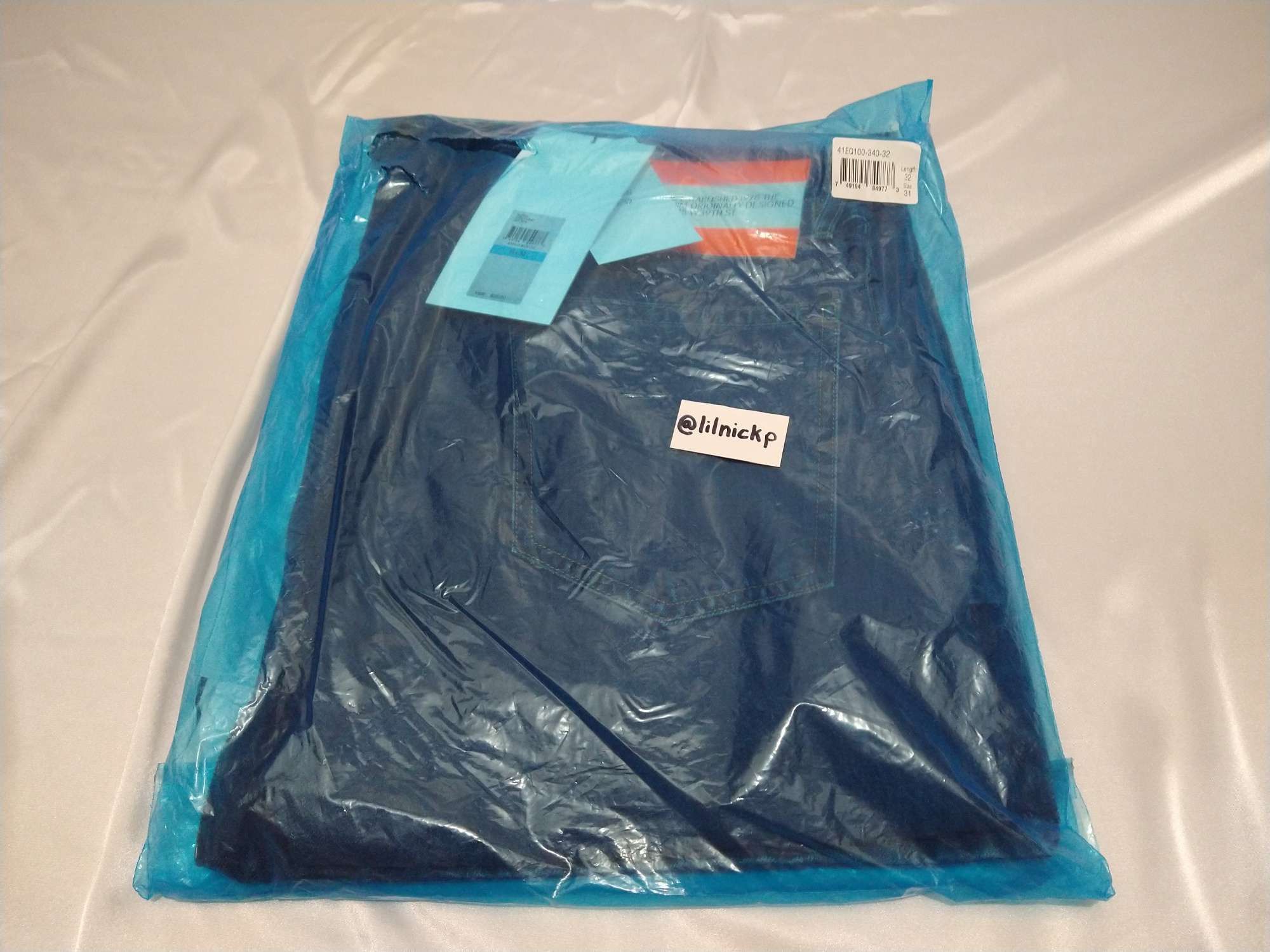 Calvin Klein 205W39NYC EST. 1978 Narrow Leg Apollo Blue Jeans Size US 31 - 11 Thumbnail