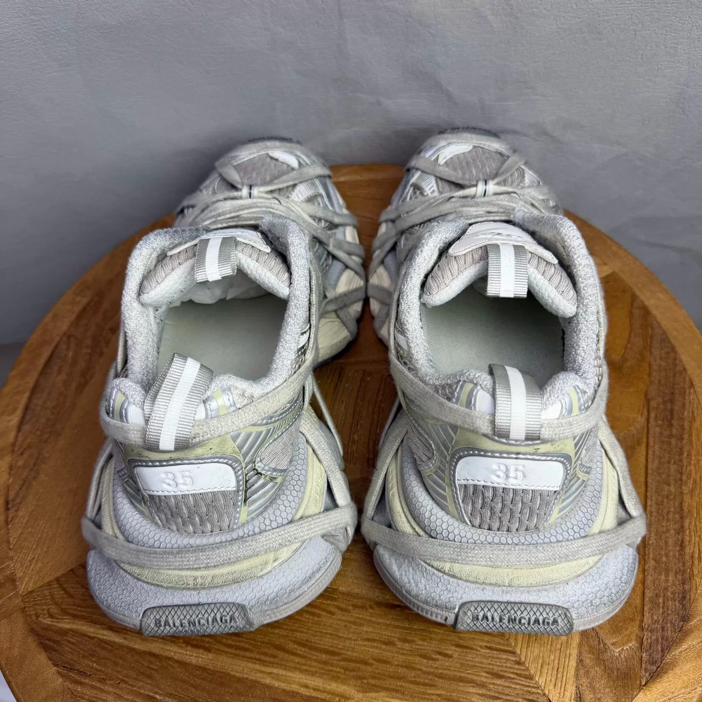 Balenciaga Balenciaga 24SS distressed laced dad shoes gray 35 Size US 5 / IT 35 - 5 Thumbnail