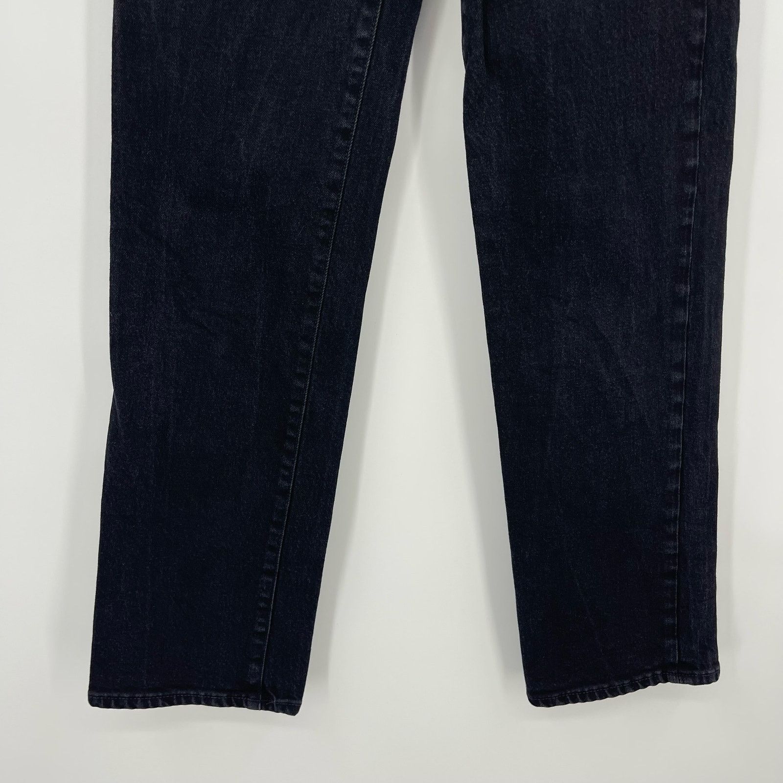 SLVRLAKE SLVRLAKE | London Straight Leg Jeans Jet Black 25 Size 25" / US 0 / IT 36 - 8 Thumbnail