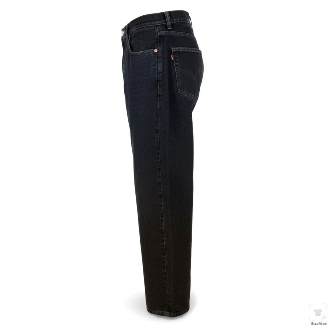 Levi's Levi's 550 Jeans Mens 36x30 Black Dark Wash Relaxed Tapered Zip Fly Denim Size US 36 / EU 52 - 3 Thumbnail