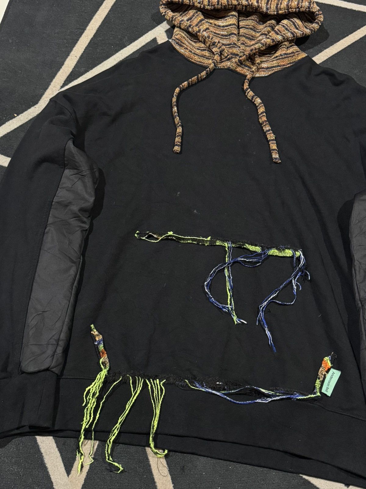Andersson Bell Archived Andersson Bell Contarst Hoodie Size US XL / EU 56 / 4 - 2 Thumbnail