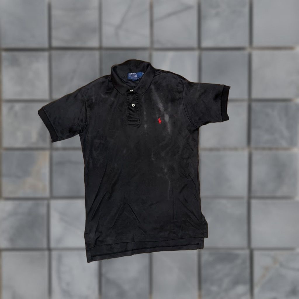 Ralph Lauren VINTAGE Polo By Ralph Lauren Made In USA Polo Shirt Black M Men's Polo Shirt US Flag Theme 18x24 Size US M / EU 48-50 / 2 - 1 Thumbnail
