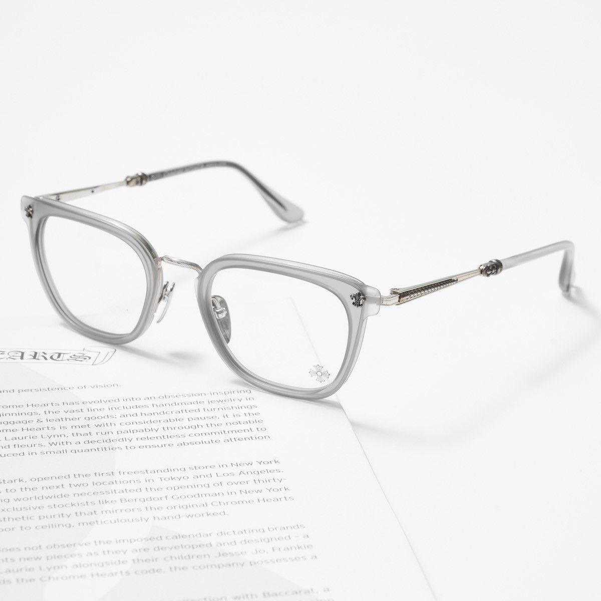 Chrome Hearts CHROME HEARTS STRAPADICTOME MATTE GRAPHITE / SHINY SILVER Size ONE SIZE - 2 Thumbnail