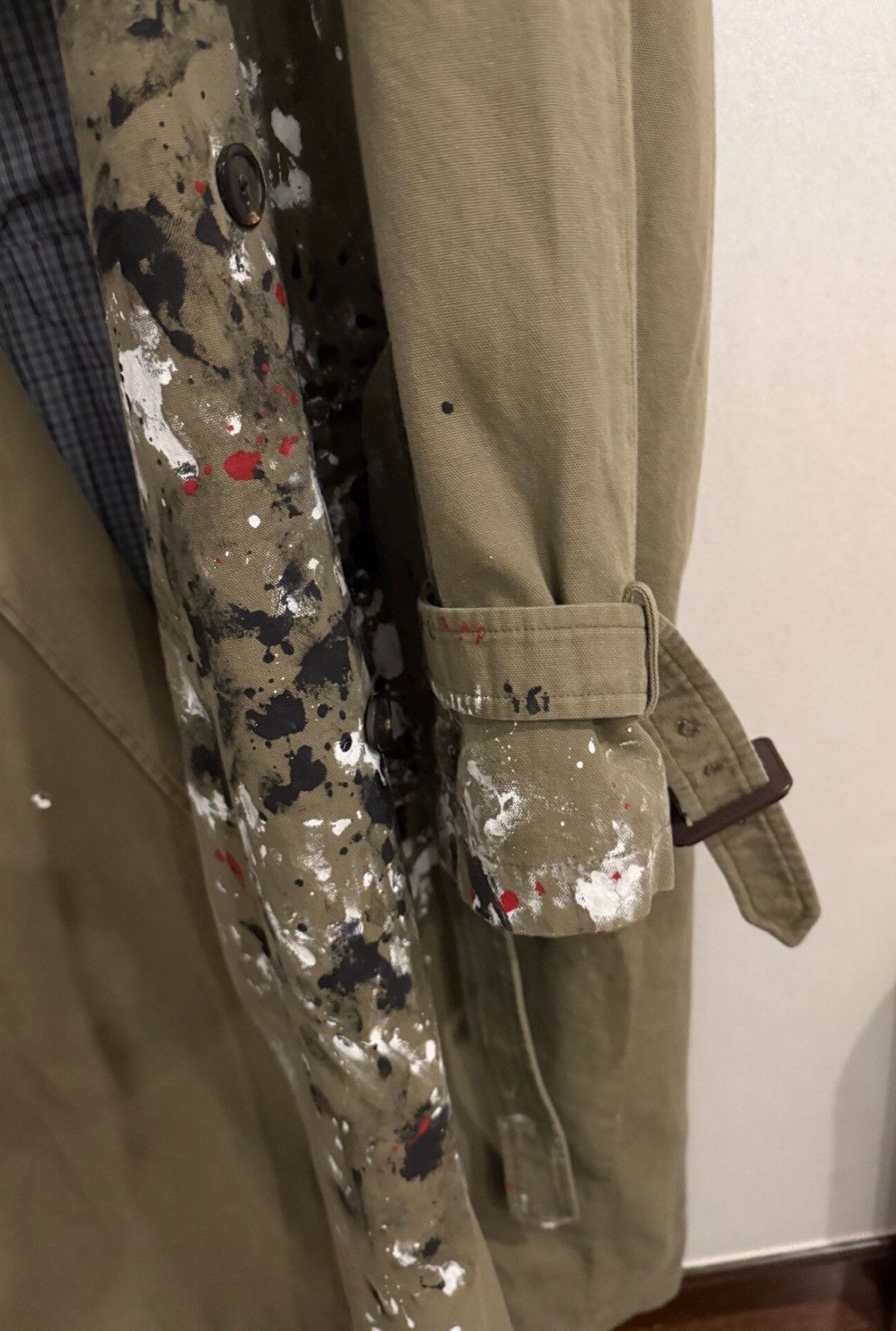 Balenciaga Balenciaga Splatter Coat SAMPLE Sz46 Size US S / EU 44-46 / 1 - 6 Thumbnail