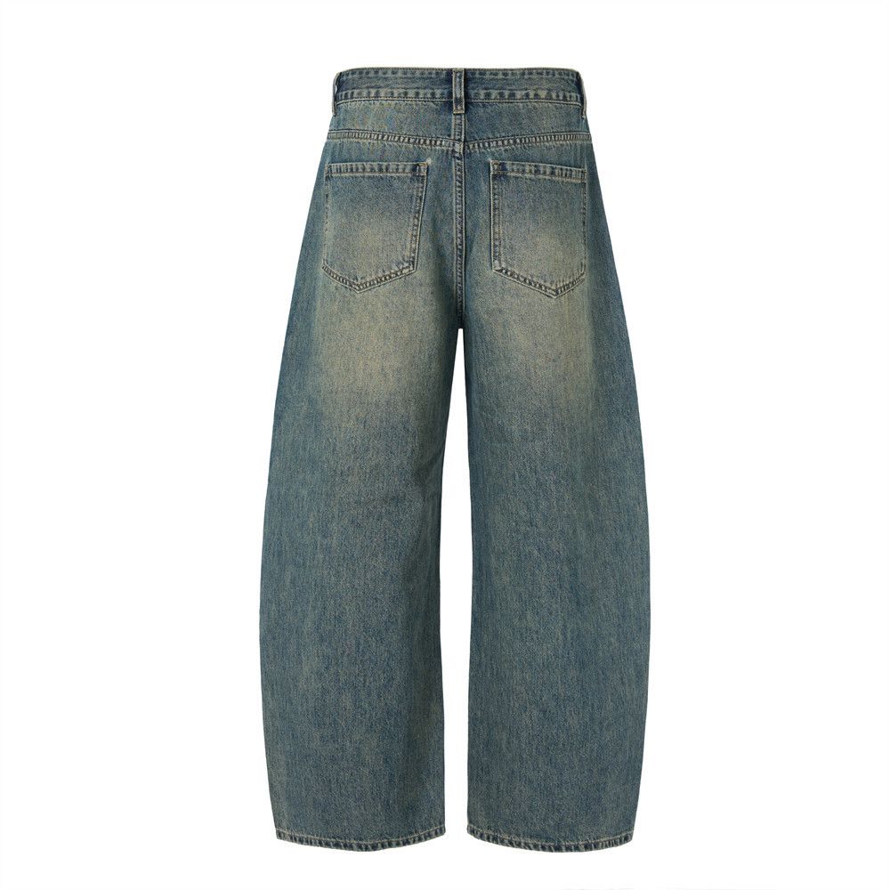 Vintage Men's vintage loose punk washed distressed scimitar jeans Size US 32 / EU 48 - 2 Thumbnail
