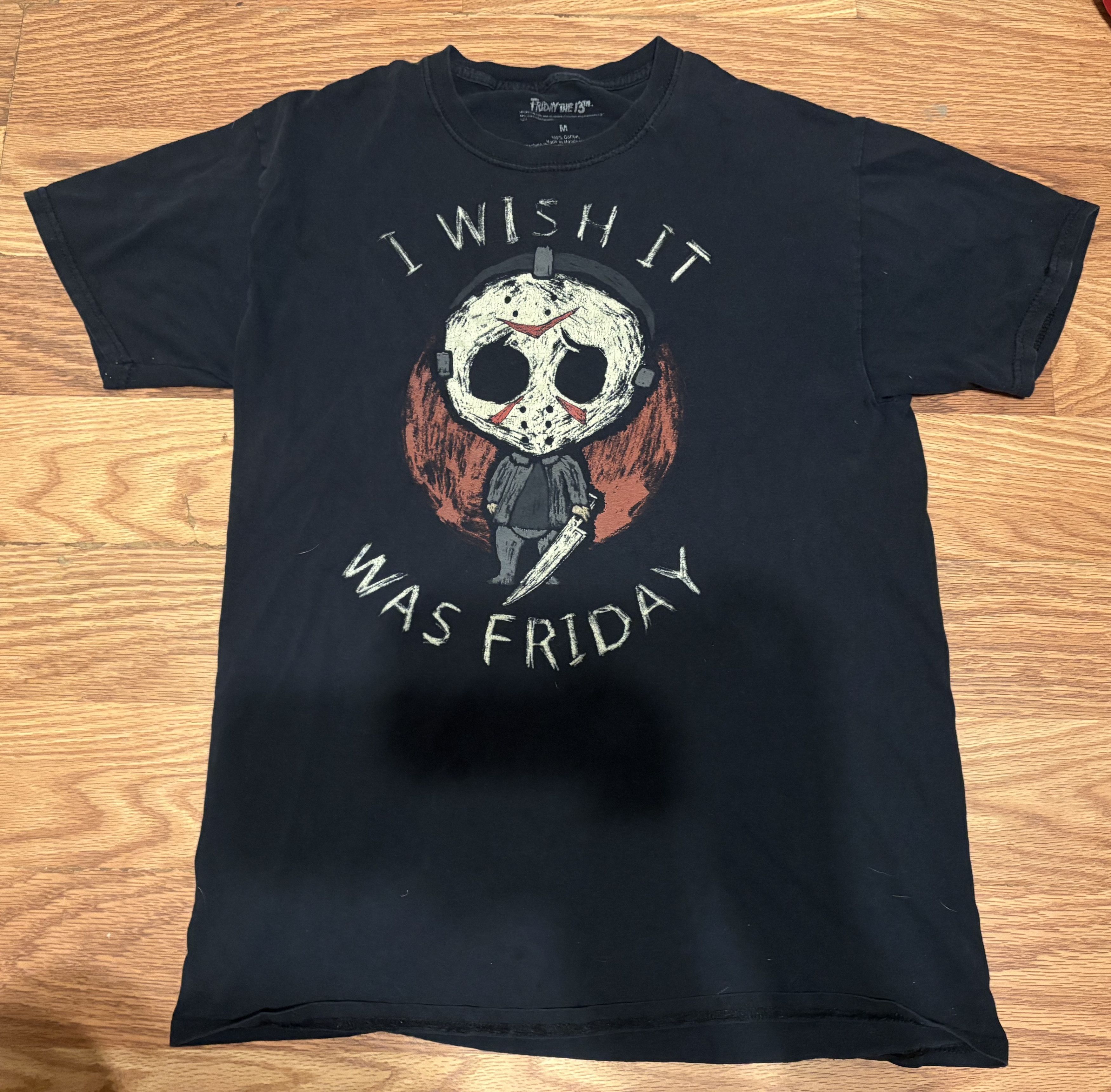 Other Vintage Horror Tee – “I Wish It Was Friday” Size US M / EU 48-50 / 2 - 1 Thumbnail