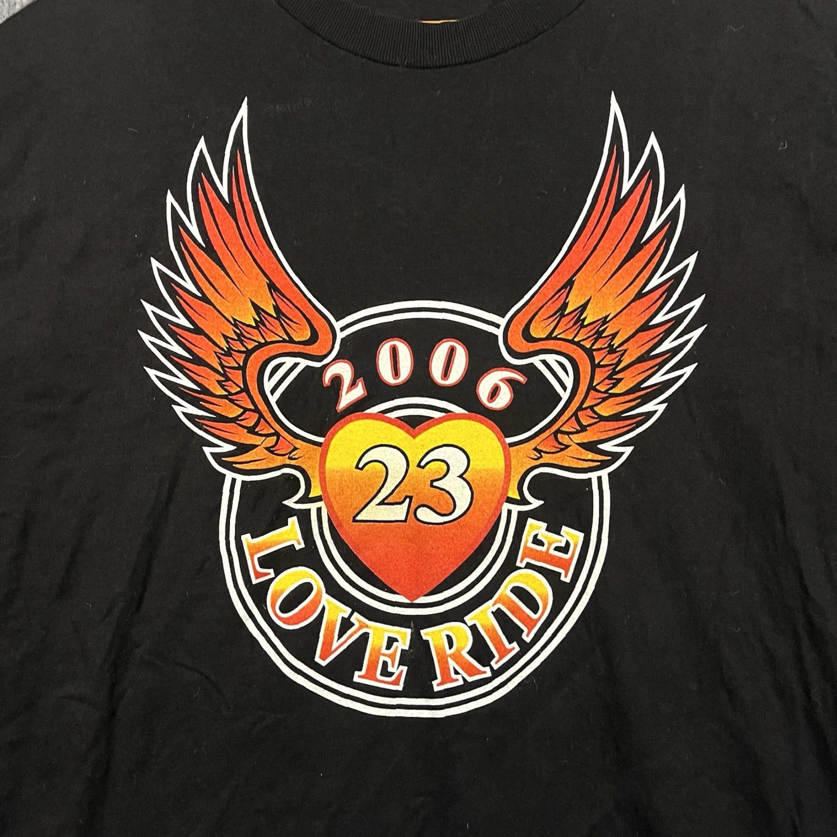 Harley Davidson HARLEY-DAVIDSON LOVE RIDE T-Shirt L Black Vintage Men Crew Neck Short Sleeve Logo 100% Cotton Size US L / EU 52-54 / 3 - 4 Thumbnail