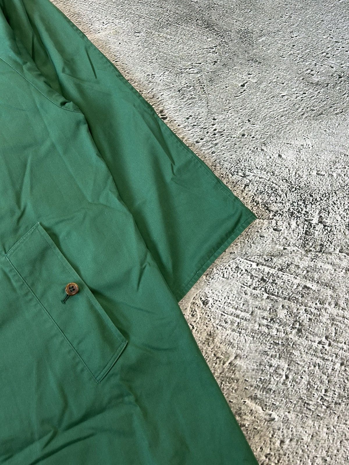 Burberry Burberrys coat trench green vintage Size US XL / EU 56 / 4 - 3 Thumbnail