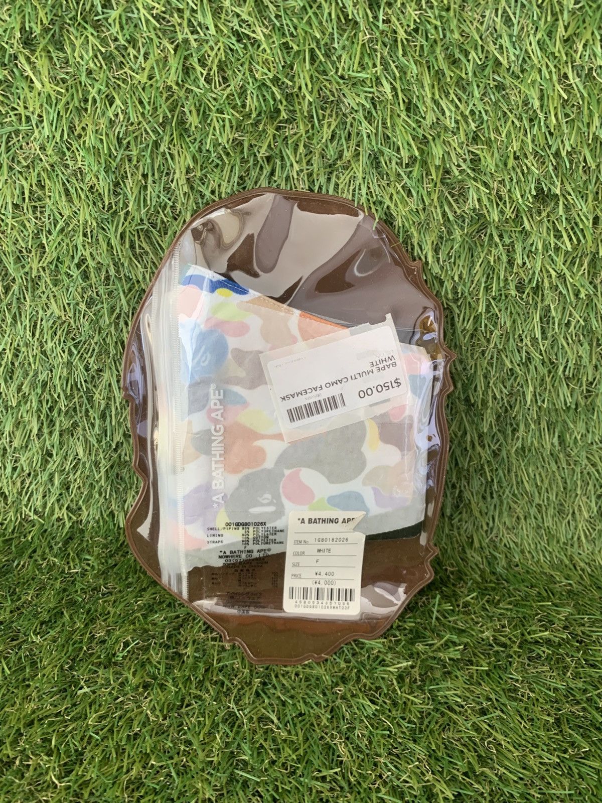 Bape Bape Face Masks Multi Camo "White" Size ONE SIZE - 2 Thumbnail
