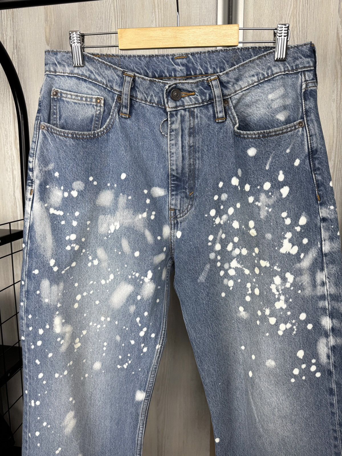 Levi's Levis 510 Strong Skateboarding Baggy fit jeans painted denim Size US 32 / EU 48 - 4 Thumbnail