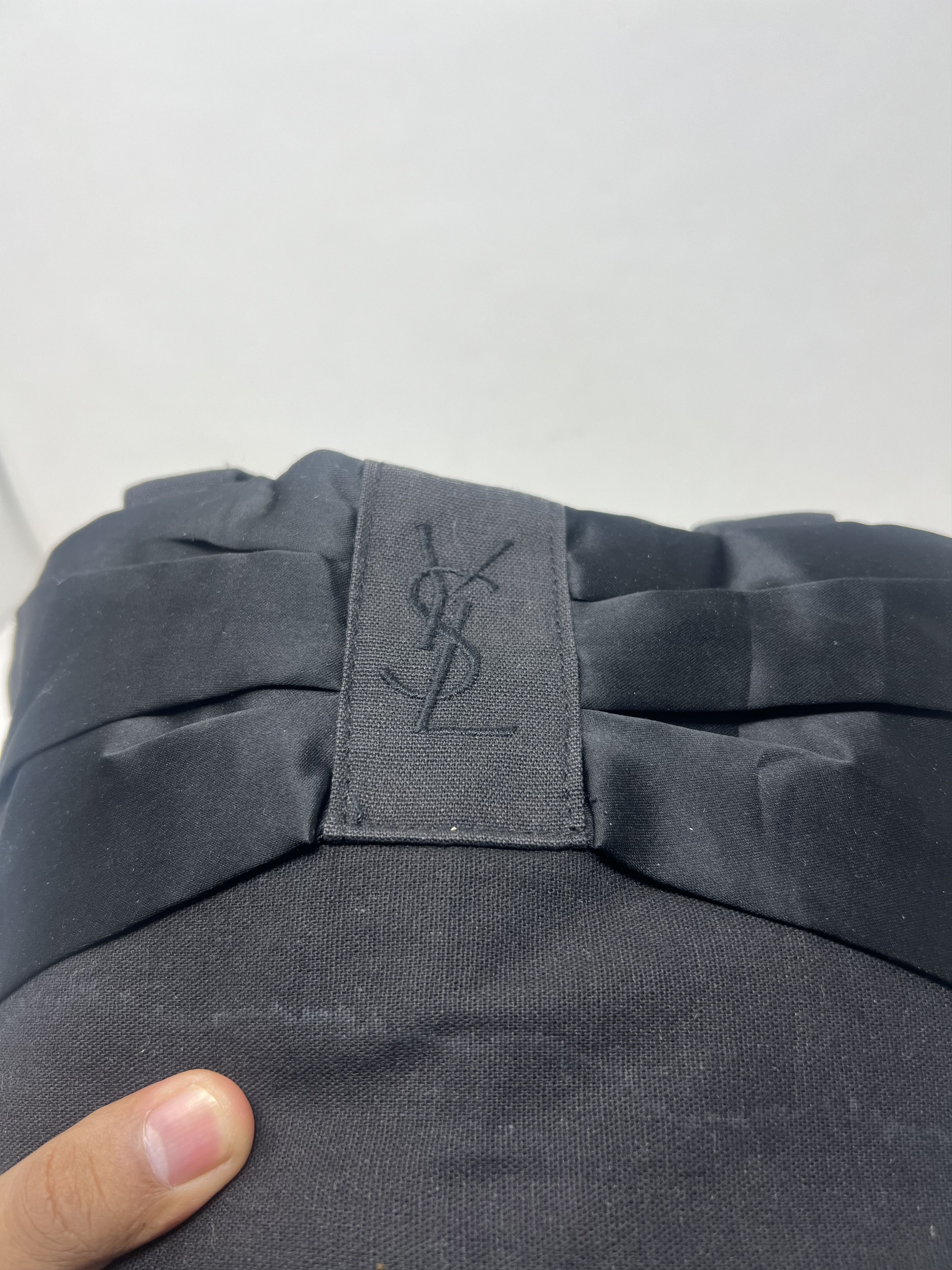 Yves Saint Laurent Yves Saint Laurent Parfums Ribbon Black Tote Bag Size ONE SIZE - 9 Thumbnail