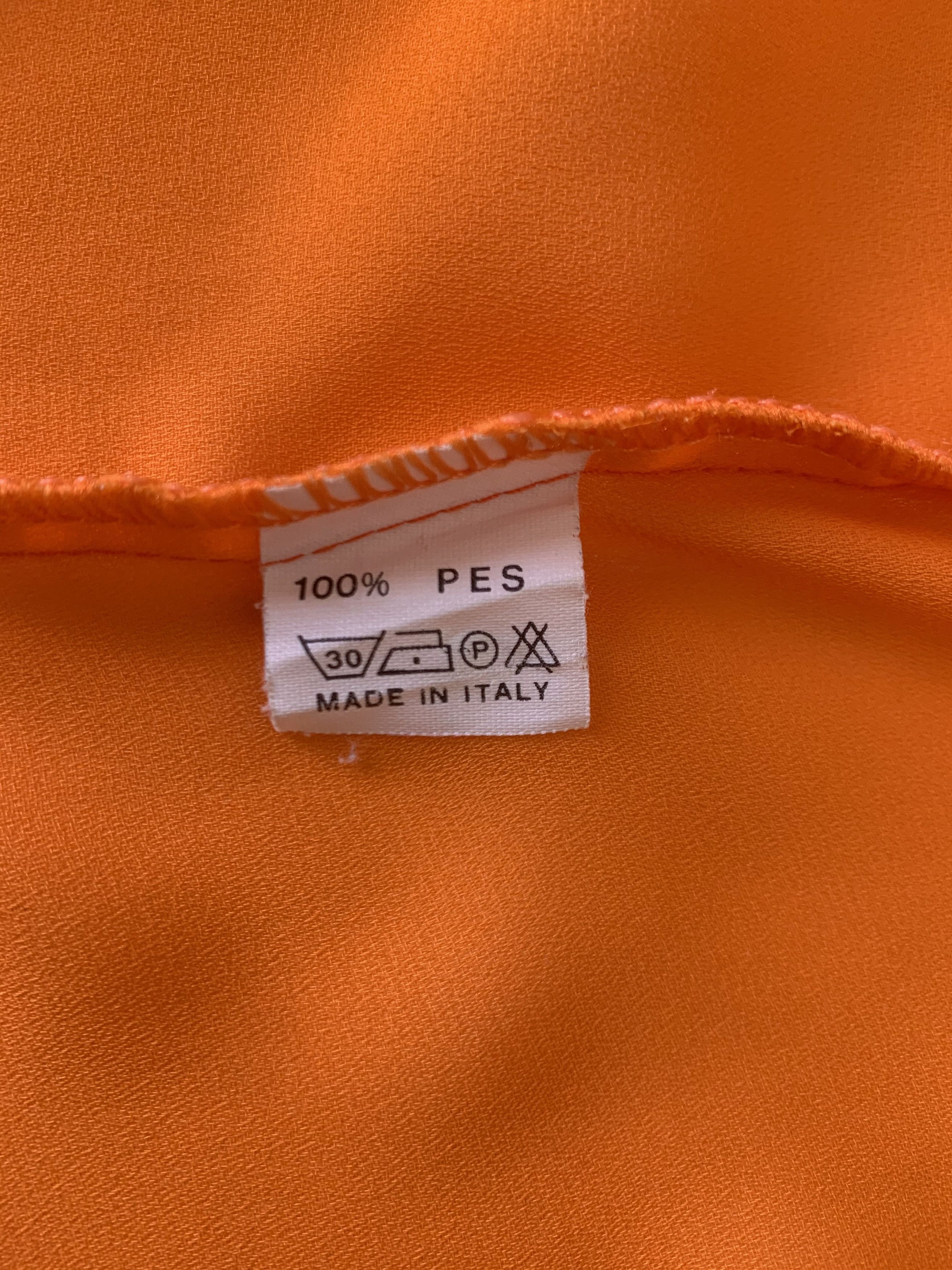 Vintage Orange Short-Sleeve Shirt Size S / US 4 / IT 40 - 7 Thumbnail