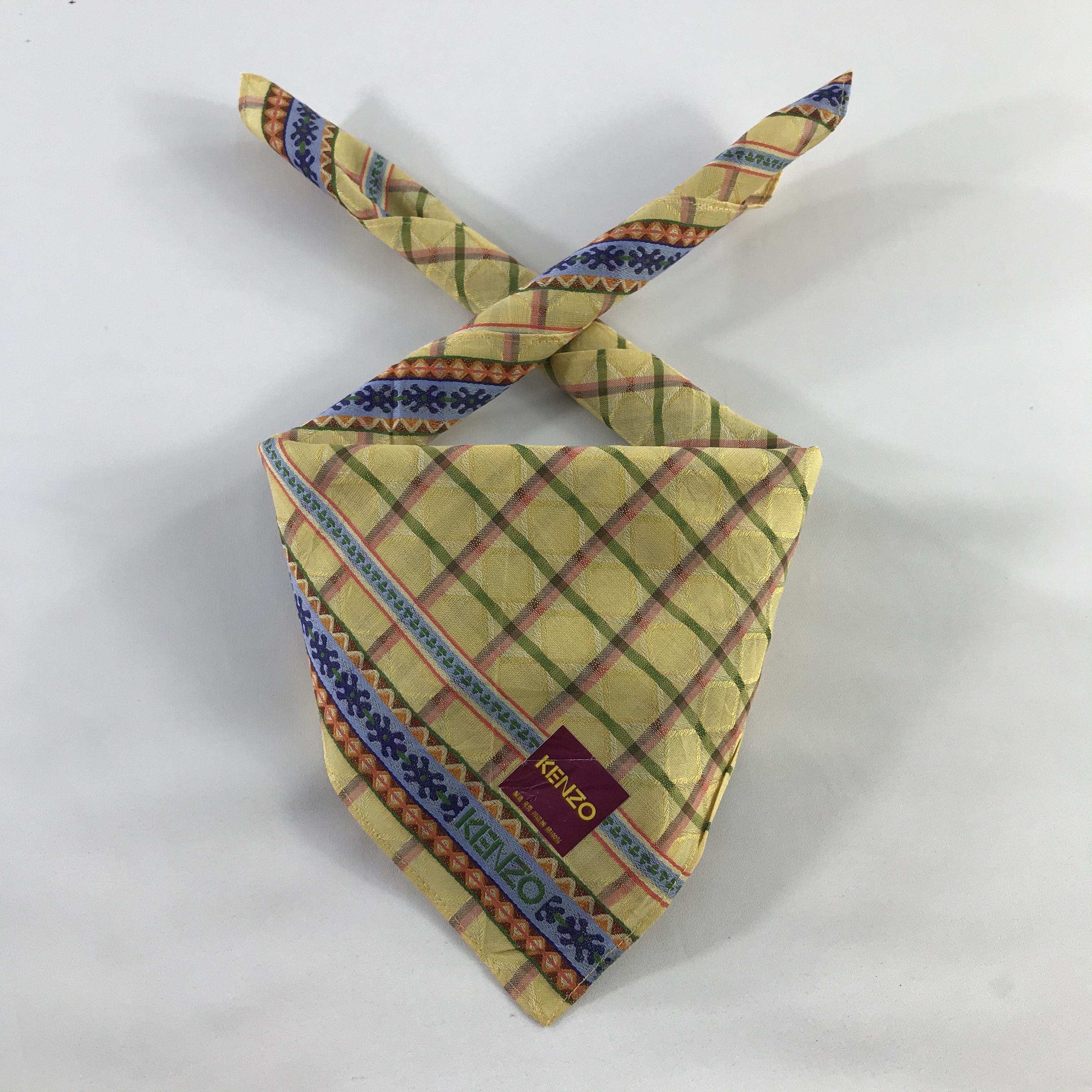 Kenzo × Vintage Kenzo Bandana / Handkerchief / Neckerchief - S504 Size ONE SIZE - 3 Thumbnail