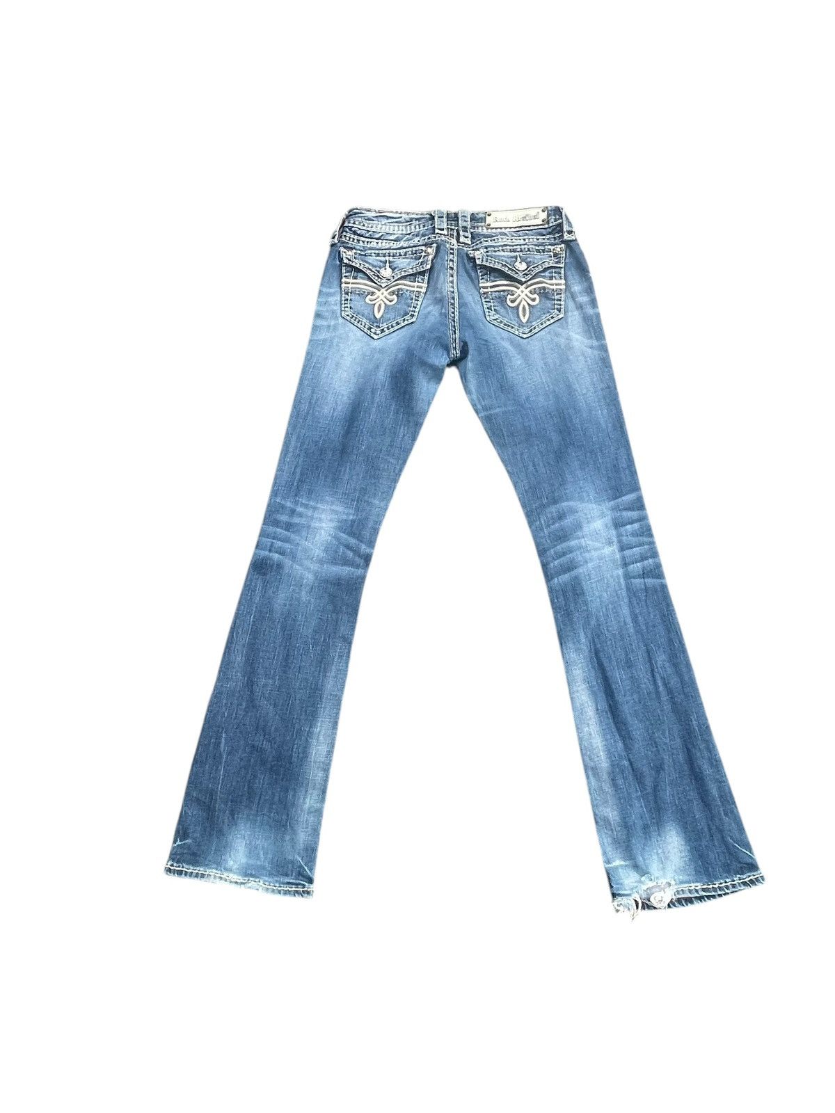 Rock Revival Rock Revival Penny Bootcut Distresed Jeans Size 30" / US 8 / IT 44 - 10 Thumbnail