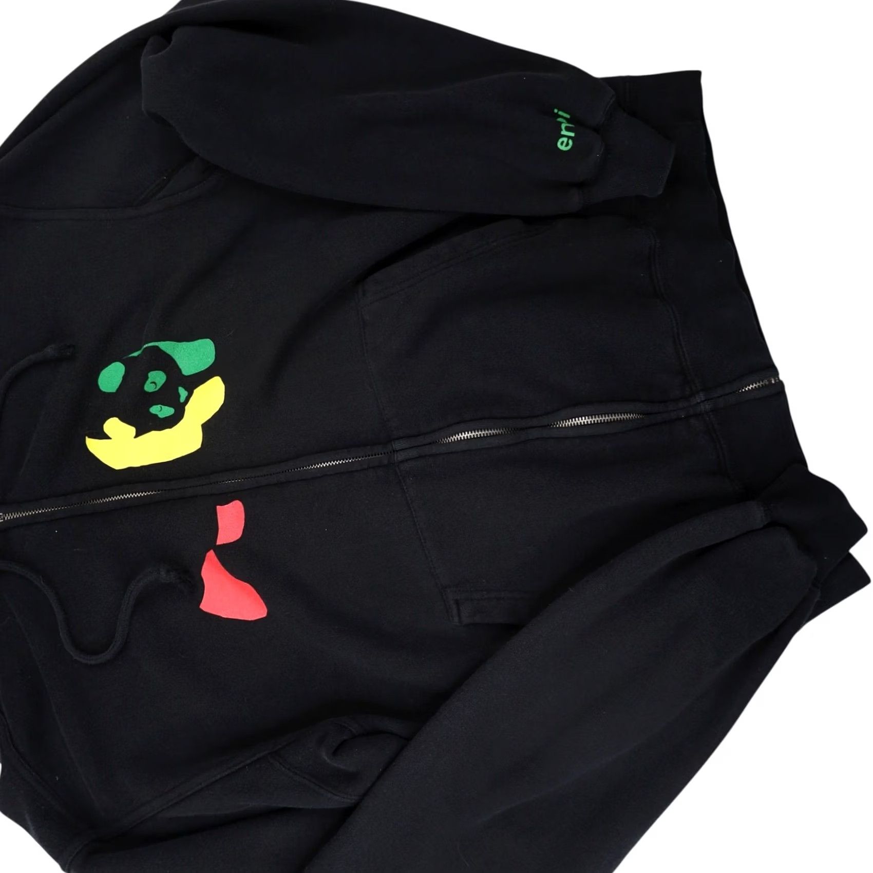 Enjoi VINTAGE Enjoi Skateboards Classic Logo Hoodie Mens Small Black Sweatshirt Full Zip Size US S / EU 44-46 / 1 - 3 Thumbnail