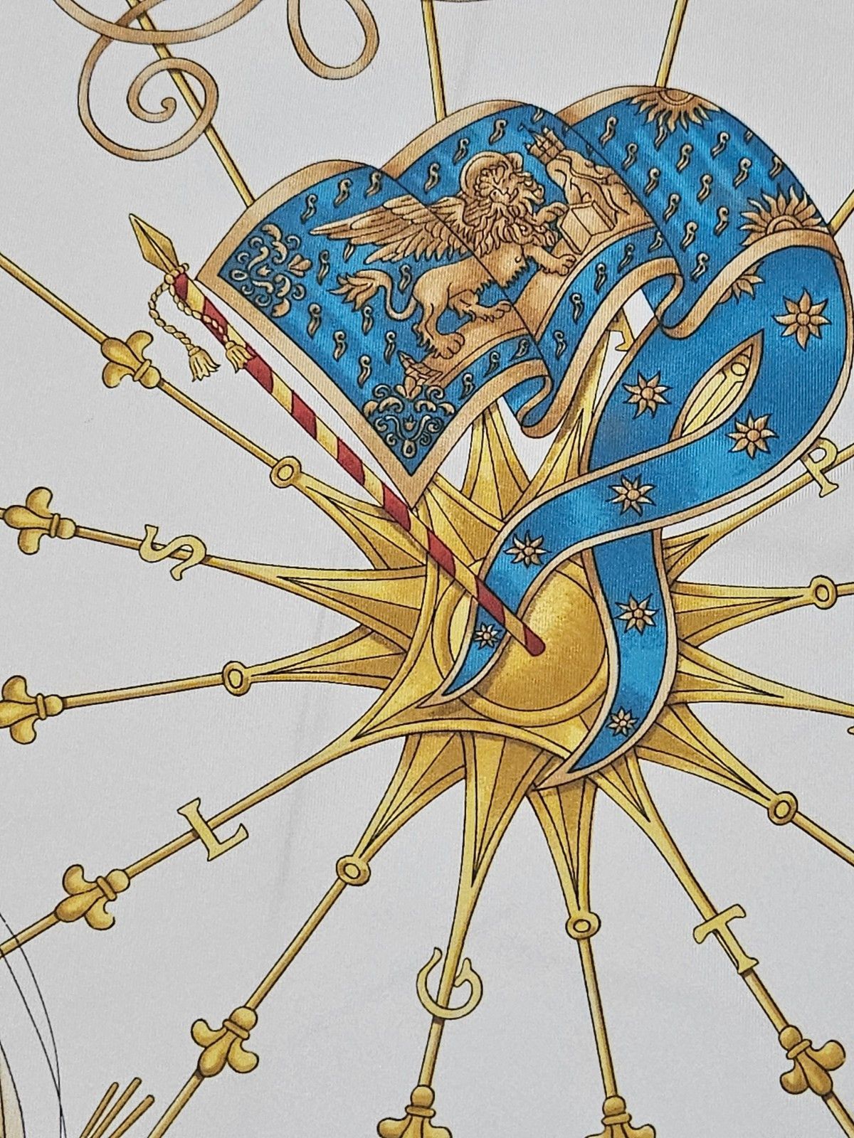 Hermes HERMES Voiles De luminere Silk Scarf Size ONE SIZE - 8 Thumbnail