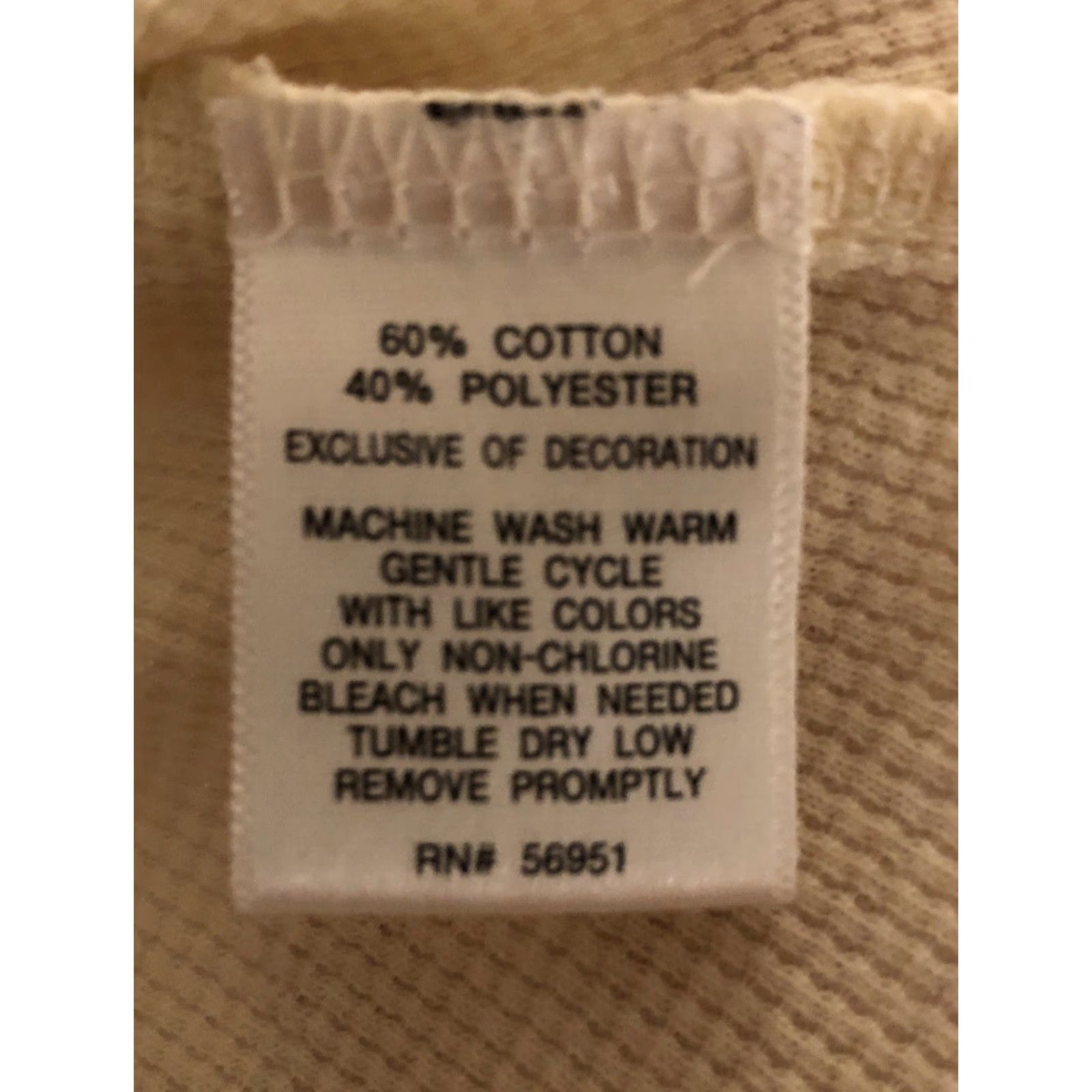 Vintage Womens NorthCrest Henley Shirt S Ivory Ribbed Knit Long Sleeve Blouse Casual Basic Sweatshirt? Size S / US 4 / IT 40 - 5 Thumbnail