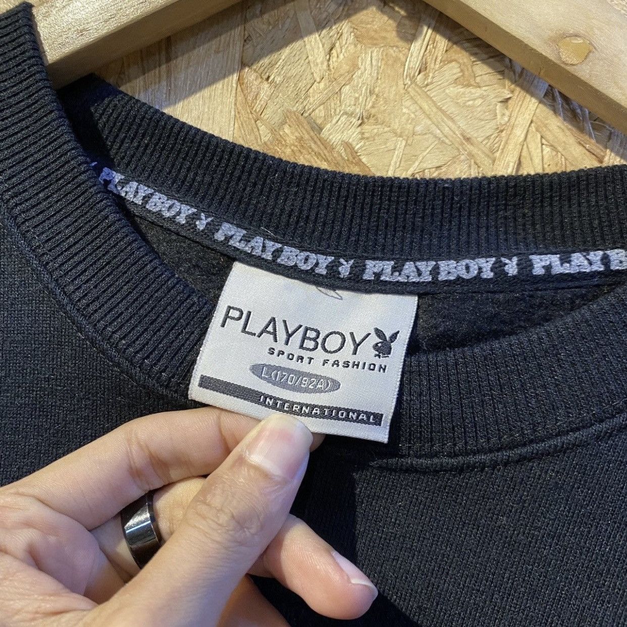 Playboy × Vintage Vintage Playboy Sweatshirt Size US L / EU 52-54 / 3 - 7 Thumbnail