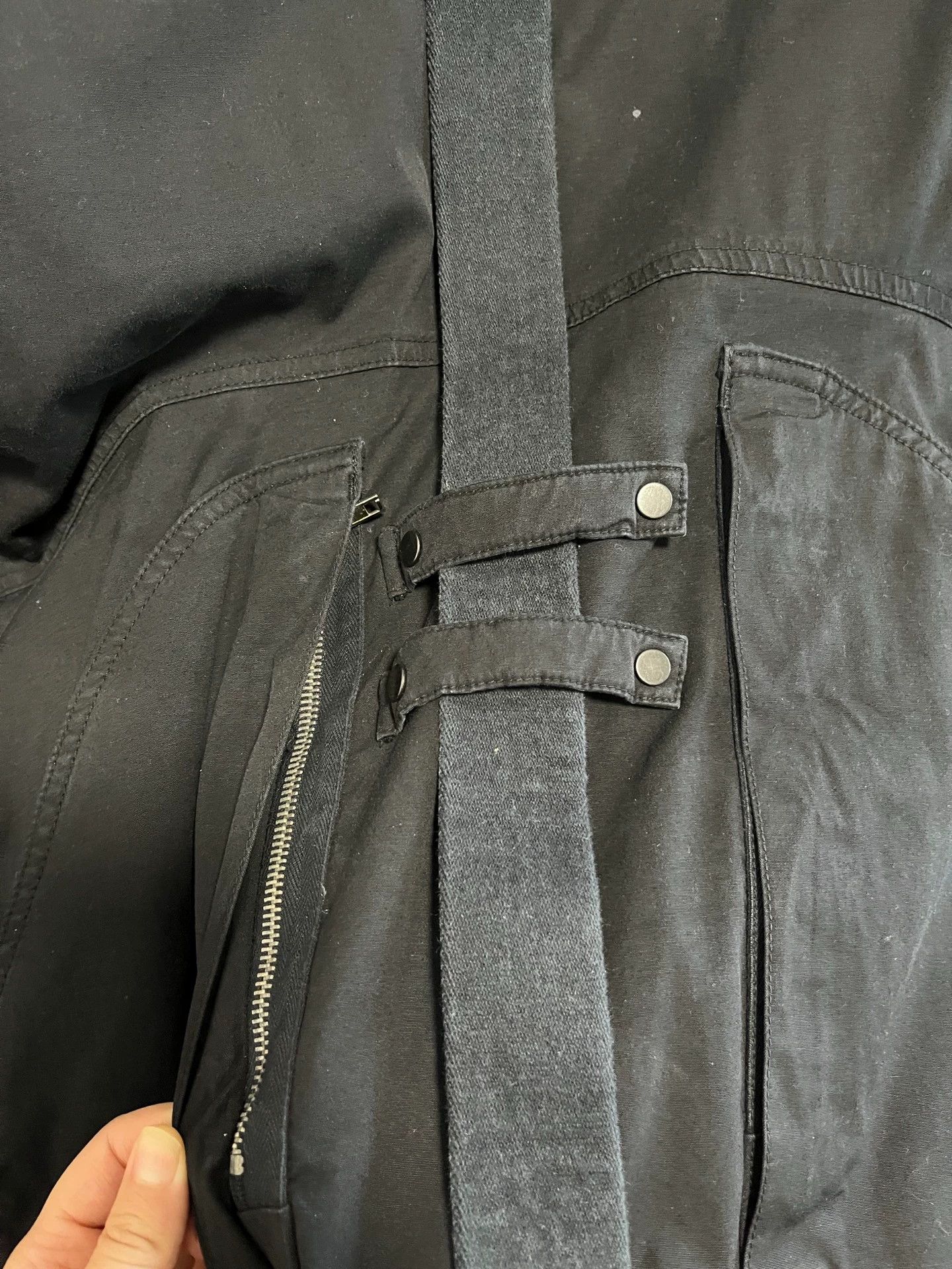 Rick Owens Rick Owens Women's S 95 New Multi-Fabric Parka w/Zippers Size S / US 4 / IT 40 - 4 Thumbnail