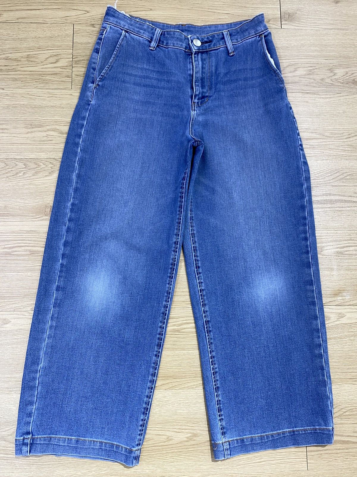 Japanese Brand Japanese Brand Acid Blue Wash Style Baggy Jeans Size US 28 / EU 44 - 1 Thumbnail