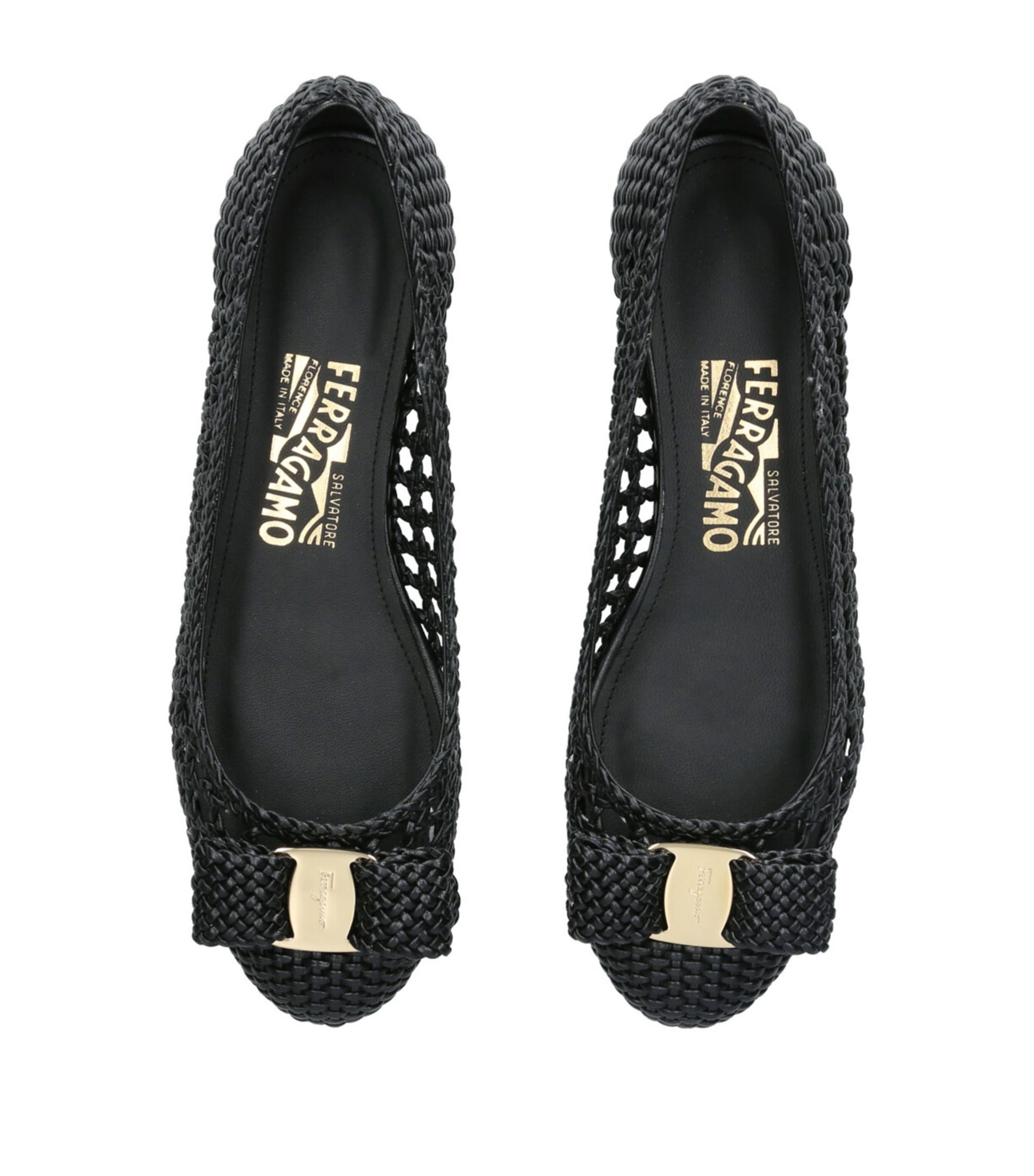 Salvatore Ferragamo o1s1rm0924 Varina Ballet Flats in Black Size US 6.5 / IT 36.5 - 4 Thumbnail