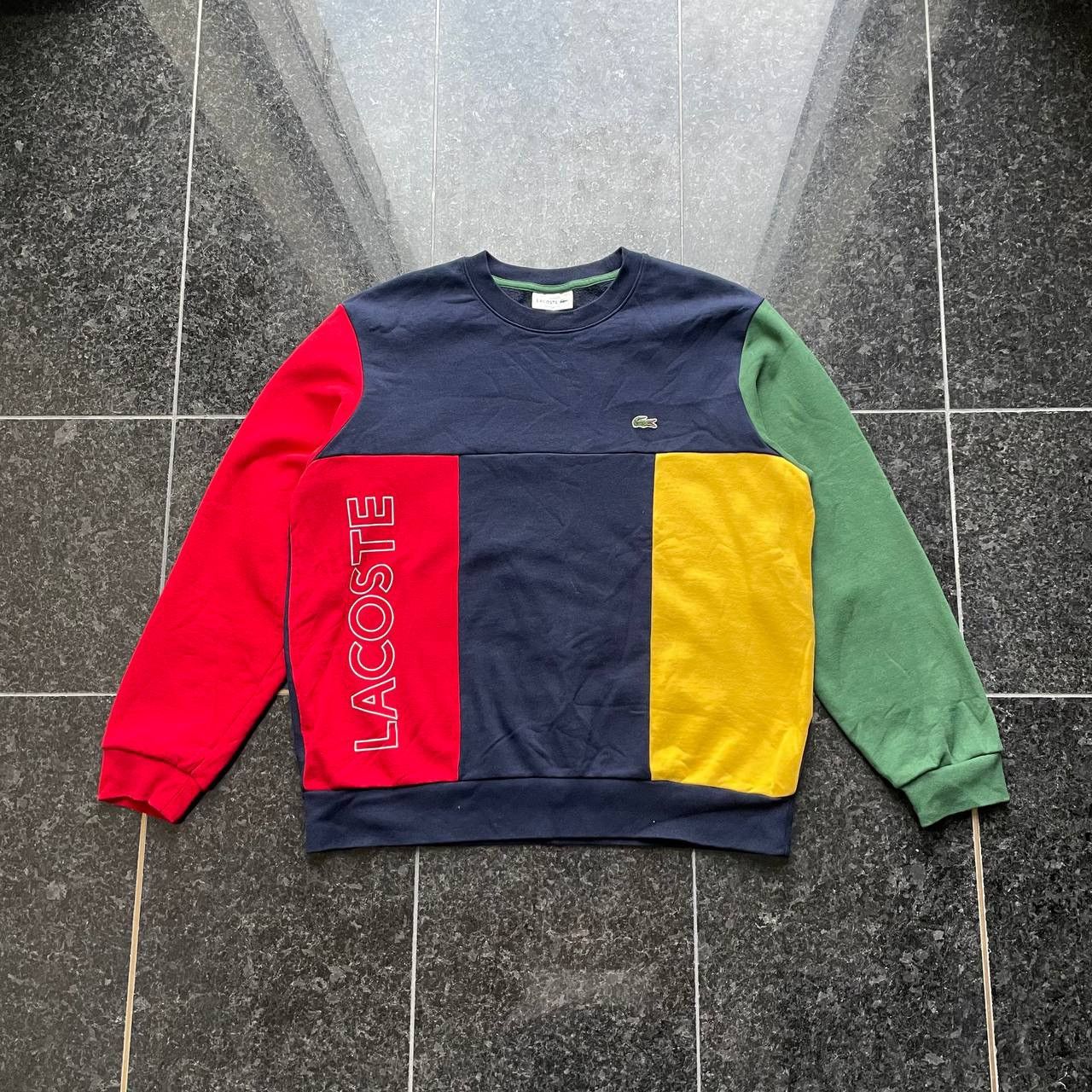 Lacoste Lacoste Crew Neck sweatshirt colorblock Size US XL / EU 56 / 4 - 1 Thumbnail