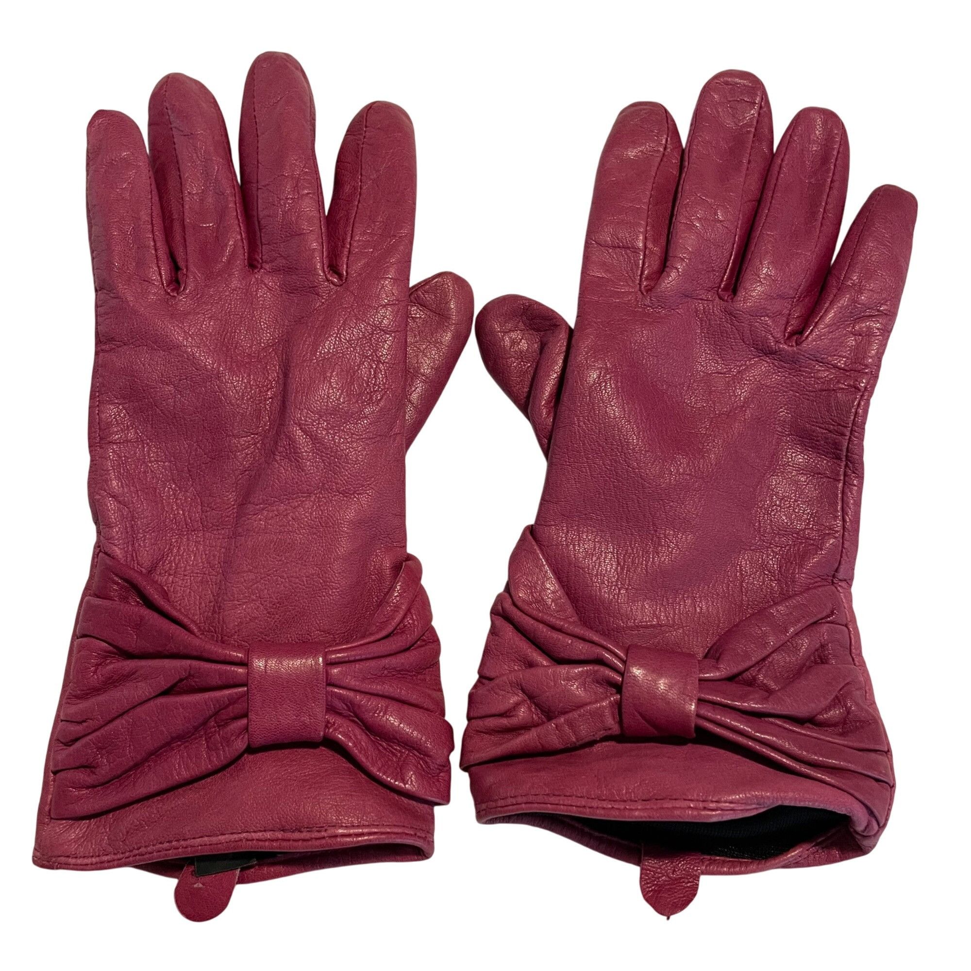 Other Marissa Madison Pink Genuine Leather women’s small gloves Size ONE SIZE - 2 Thumbnail