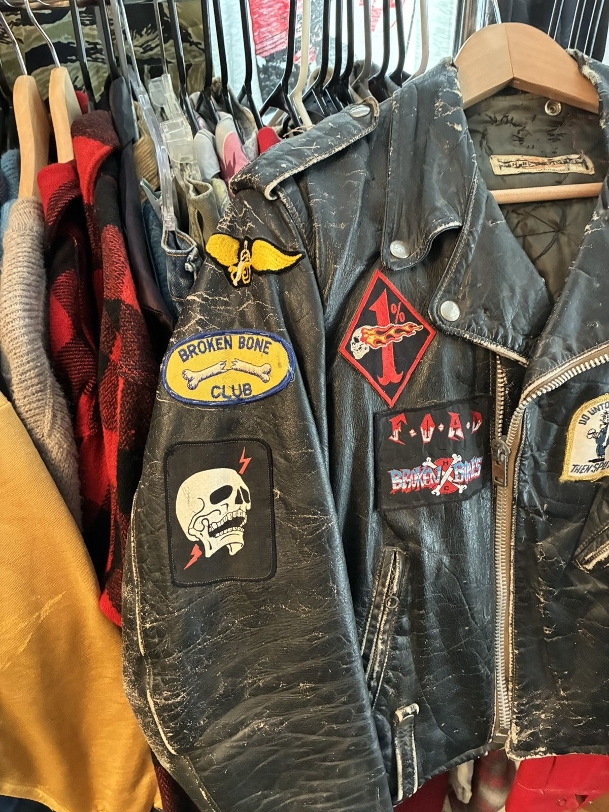 Harley Davidson Vintage 1960’s Harley Davidson patched leather jacket Size US M / EU 48-50 / 2 - 2 Thumbnail