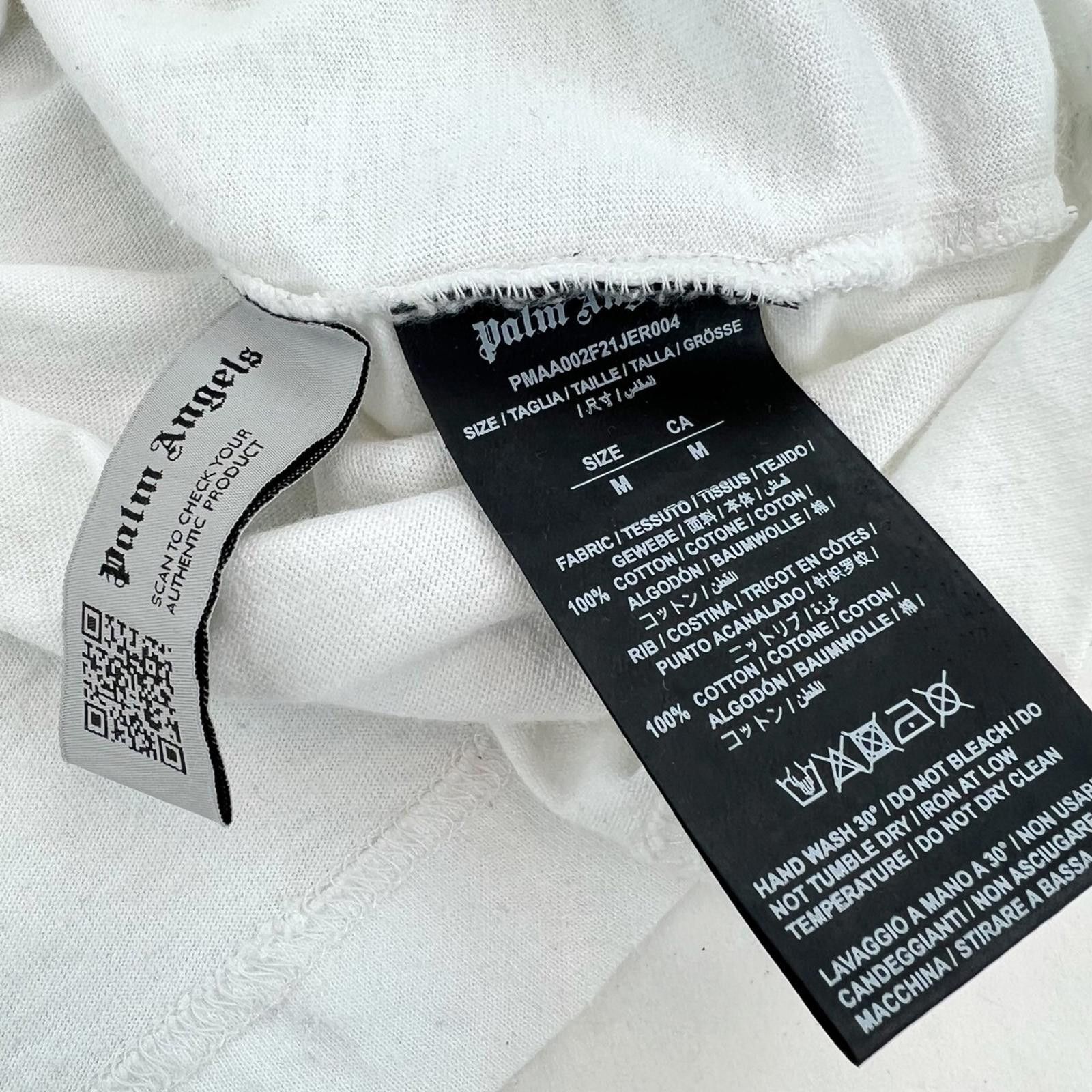 Palm Angels Palm Angels Star Print White T Shirt Size US M / EU 48-50 / 2 - 9 Thumbnail