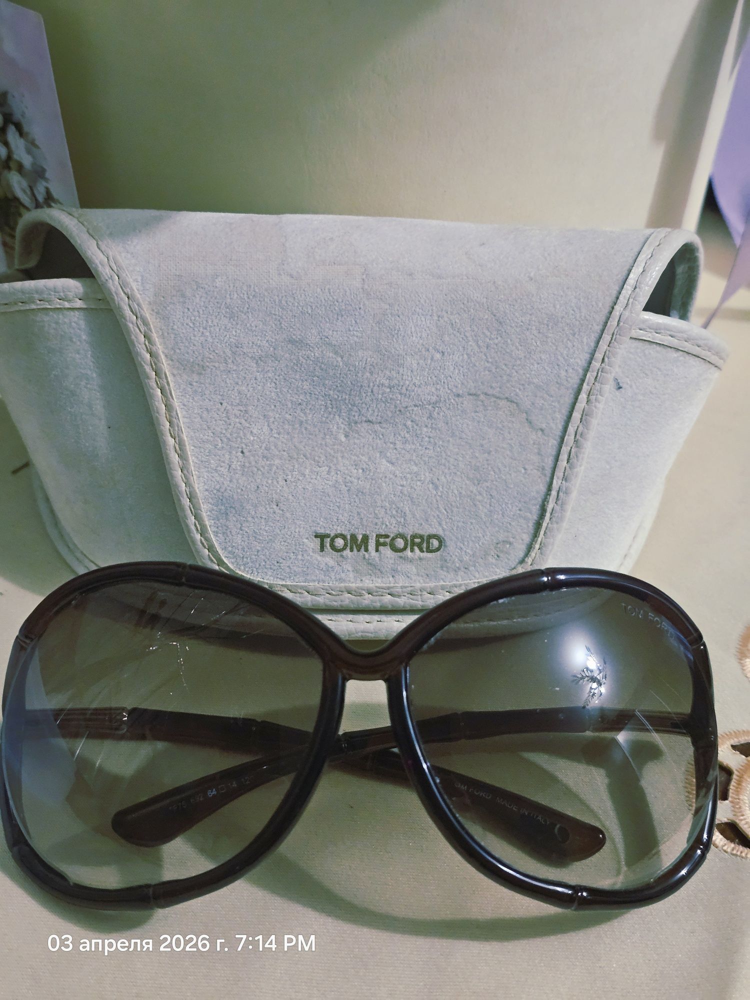 Tom Ford Tom Ford TF 75 692 Claudia Sunglasses Size ONE SIZE - 1 Thumbnail