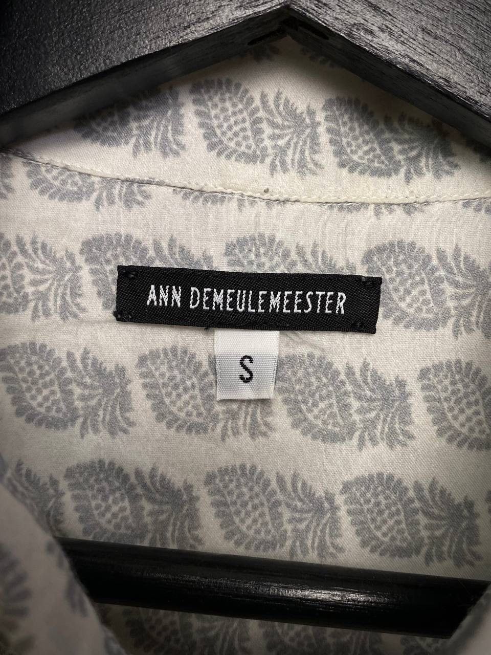 Ann Demeulemeester Fine silk shirt M Size 48S - 7 Thumbnail