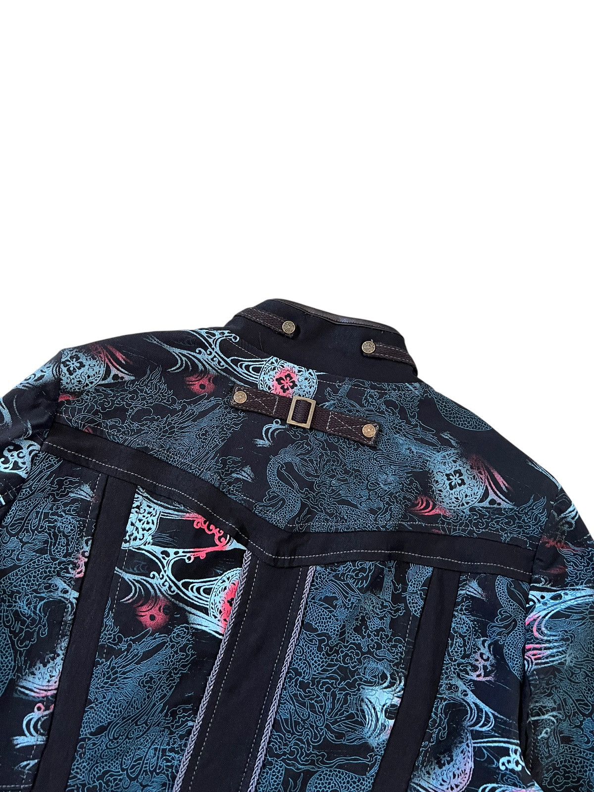 If Six Was Nine × Japanese Brand × Le Grande Bleu (L.G.B.) Ozz Croce 🇯🇵 Dragon Motif Goth Zipper Jacket Size S / US 4 / IT 40 - 13 Thumbnail