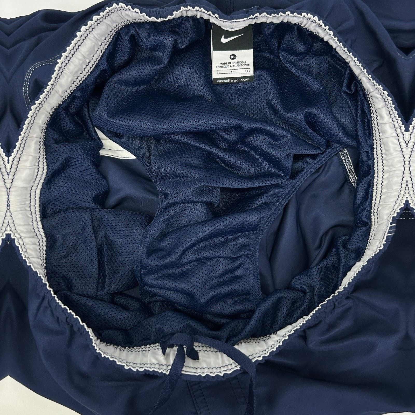 Nike Nike Board Shorts Swim Trunks Mesh Lined Blue XL X-Large Size US 36 / EU 52 - 5 Thumbnail