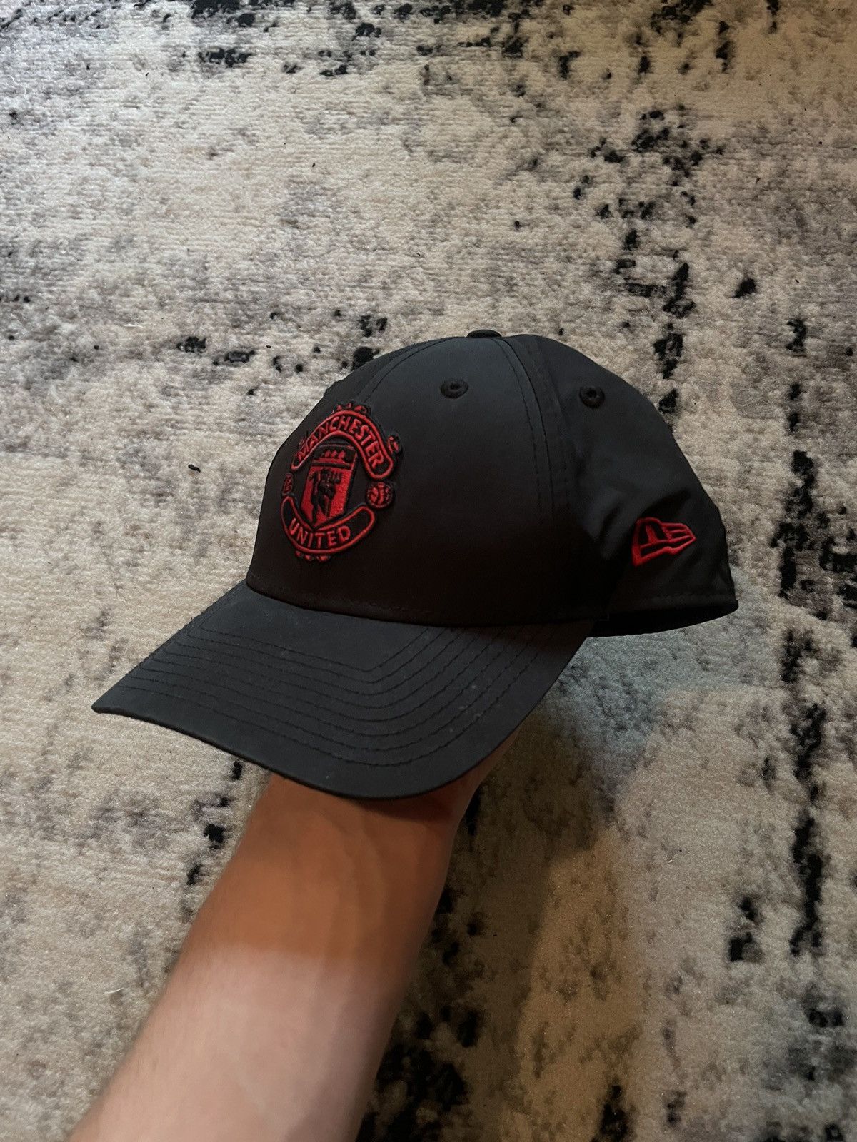 New Era × Vintage Vintage Manchester United Cap Streetwear Hype Y2k Black Size ONE SIZE - 1 Thumbnail