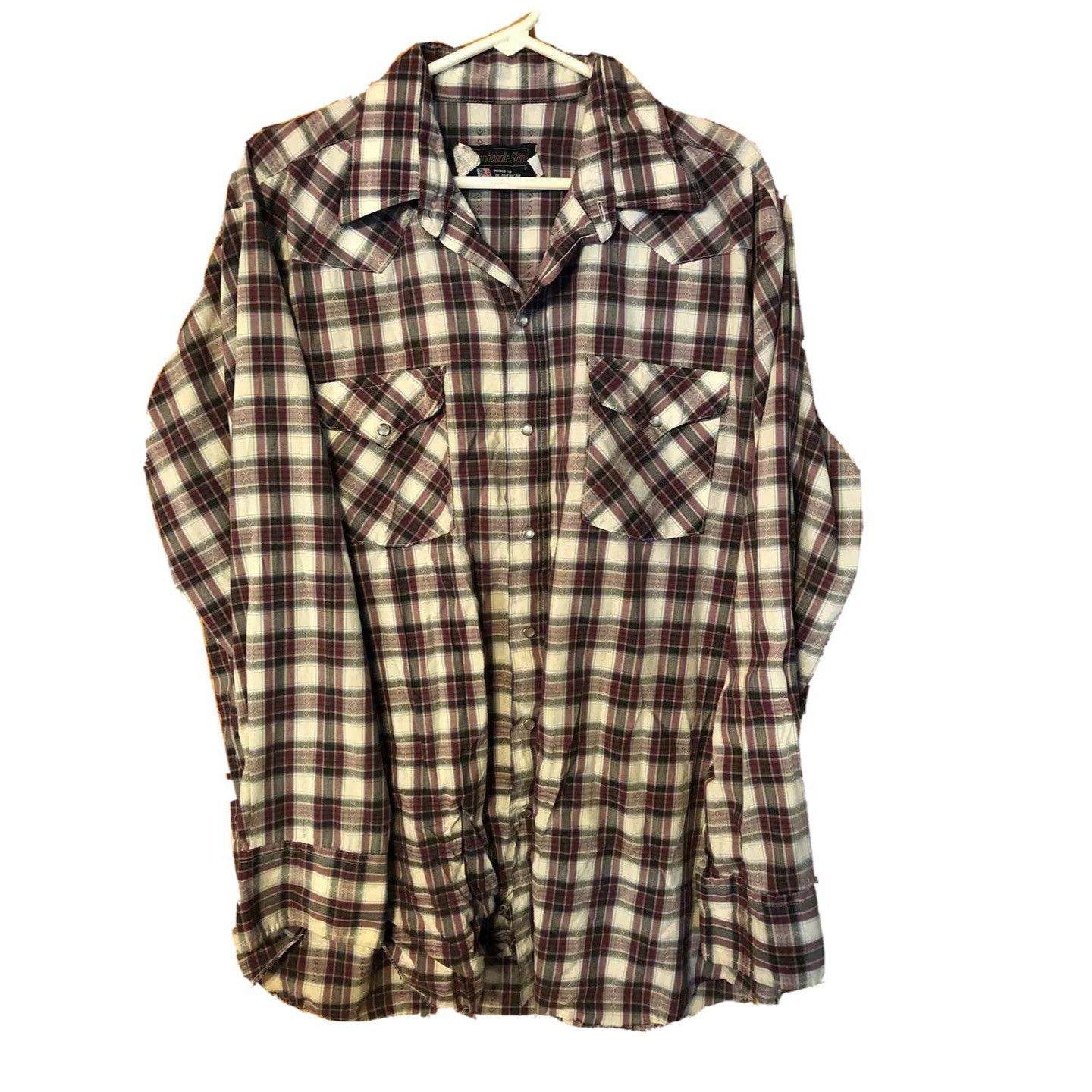 Panhandle Slim Panhandle Slim 17 1/2 Western Pearl Button Shirt Proud To Be Size US L / EU 52-54 / 3 - 1 Thumbnail