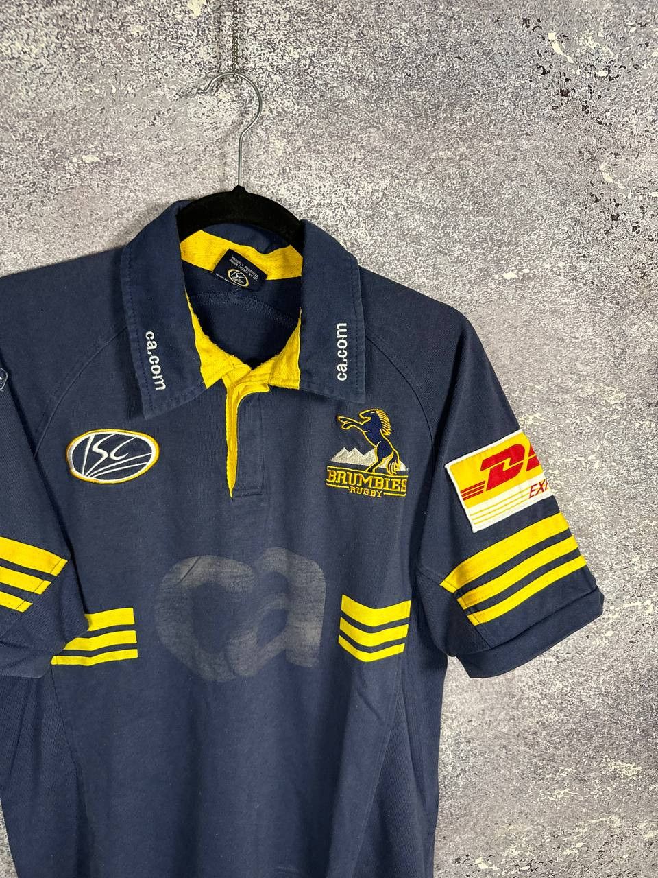 Other Rare Vintage Brumbies Rugby ISC Jersey Blokcore Small Size US S / EU 44-46 / 1 - 3 Thumbnail