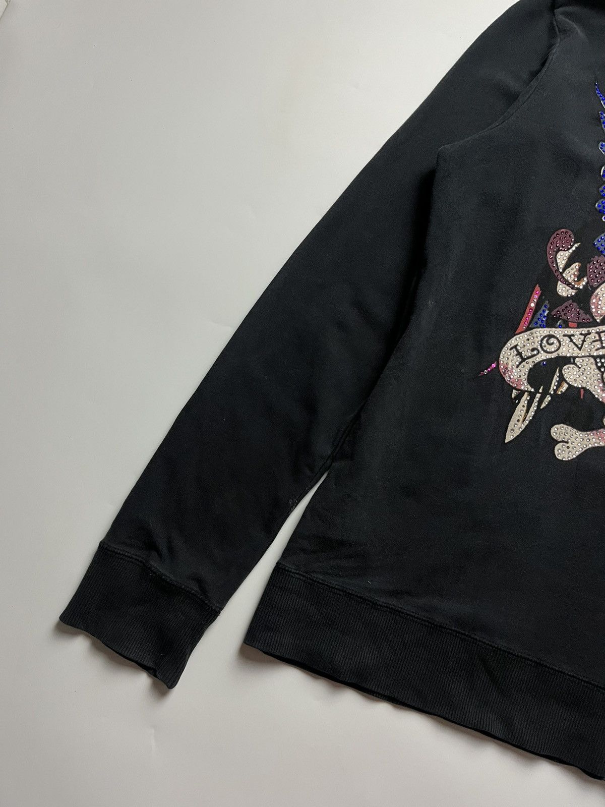 Ed Hardy Ed Hardy by Christian Audigier Zip-Up Hoodie Size L / US 10 / IT 46 - 13 Thumbnail