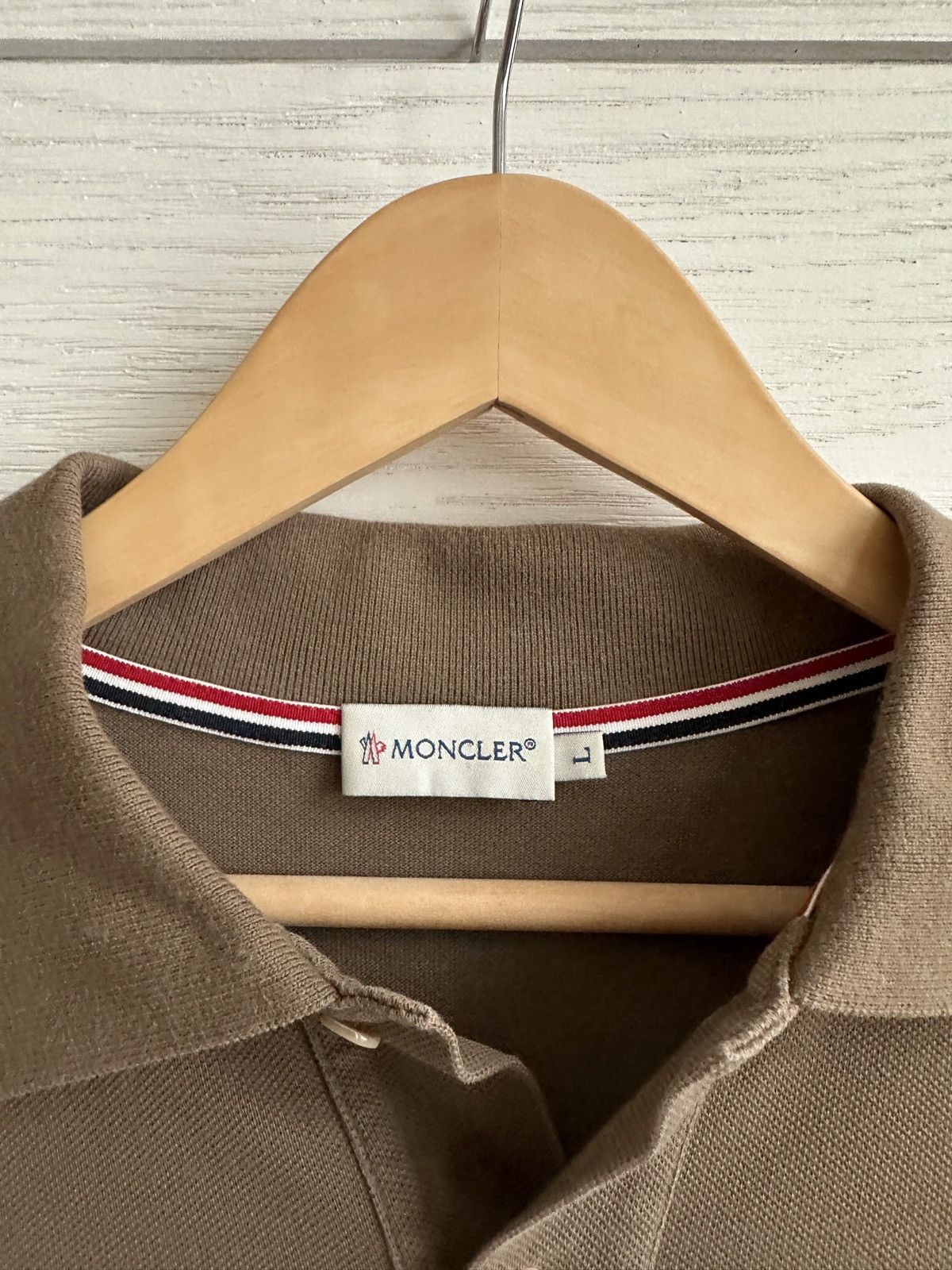 Moncler Moncler Brown Polo Size US L / EU 52-54 / 3 - 5 Thumbnail