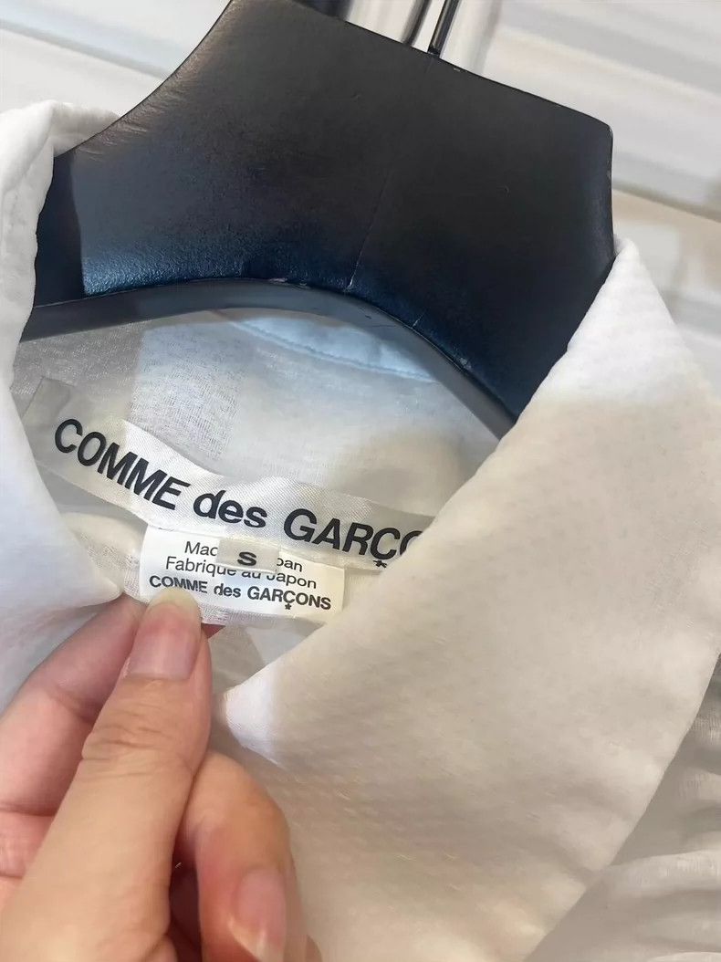 Comme des Garcons Comme Des Garcons Tulle White Shirt Size S / US 4 / IT 40 - 4 Thumbnail