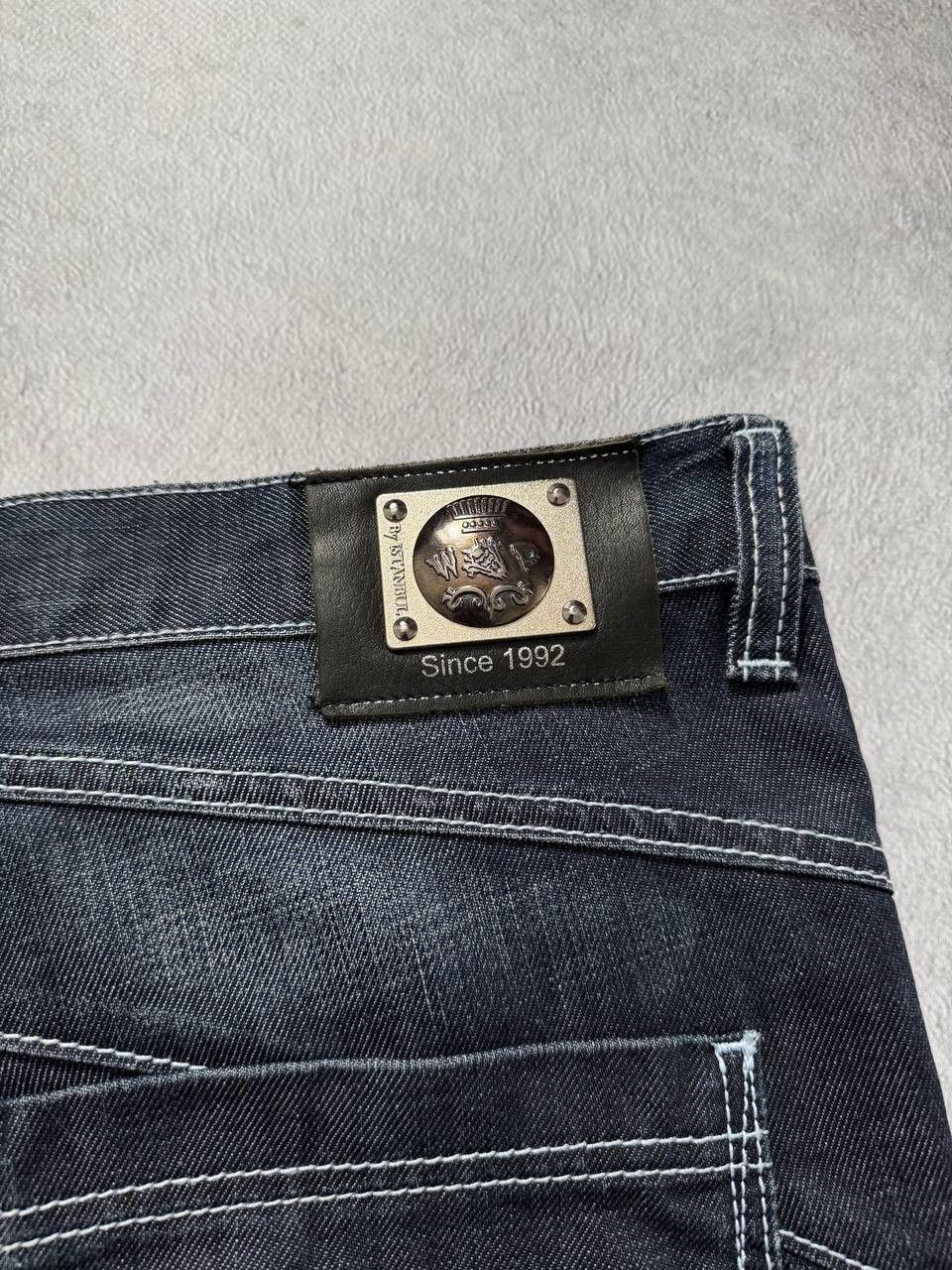Japanese Brand Y2K Wampir Dark Denim Jeans Size US 36 / EU 52 - 7 Thumbnail