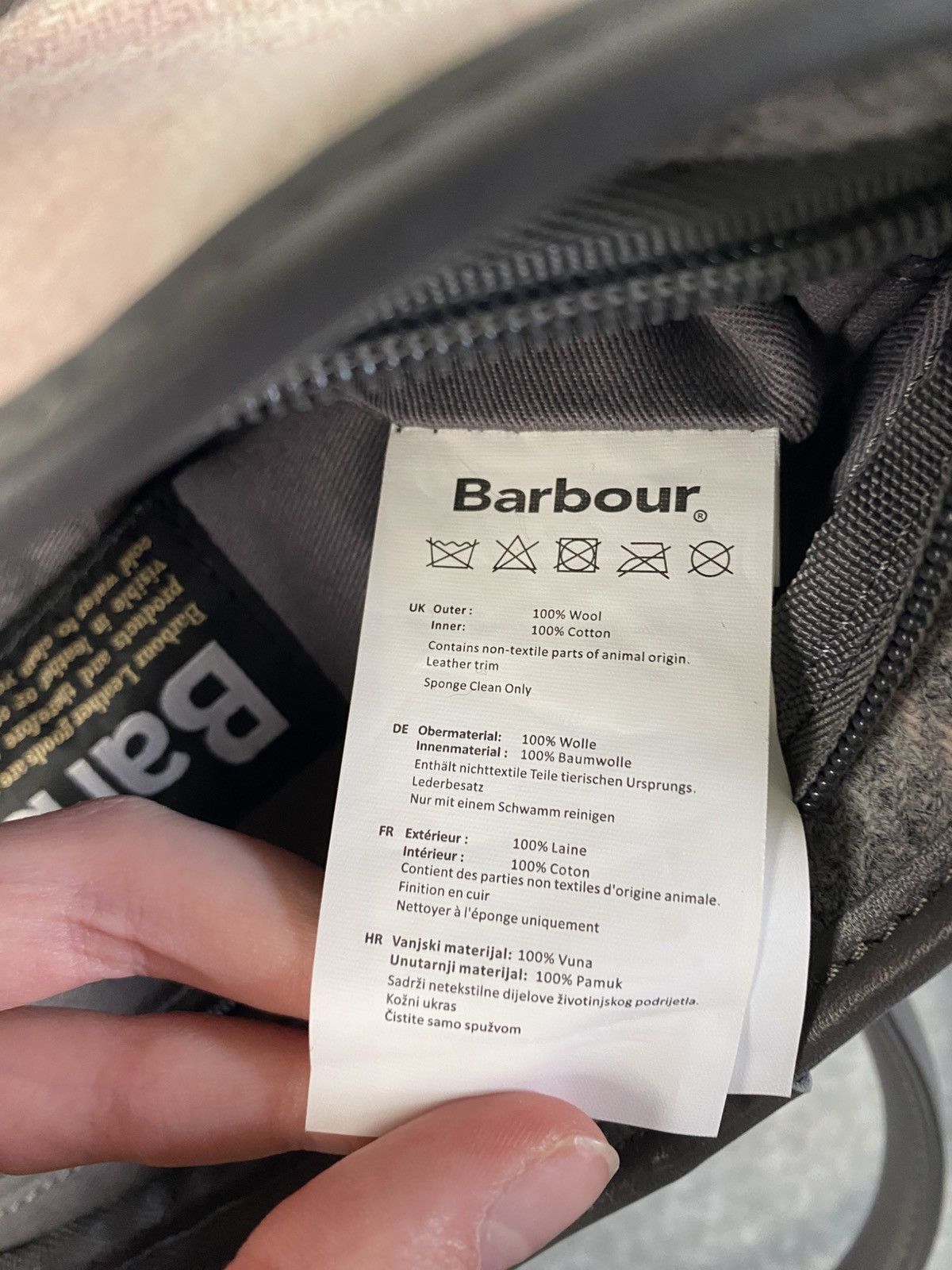 Barbour Vintage wool handbag Barbour Size ONE SIZE - 8 Thumbnail