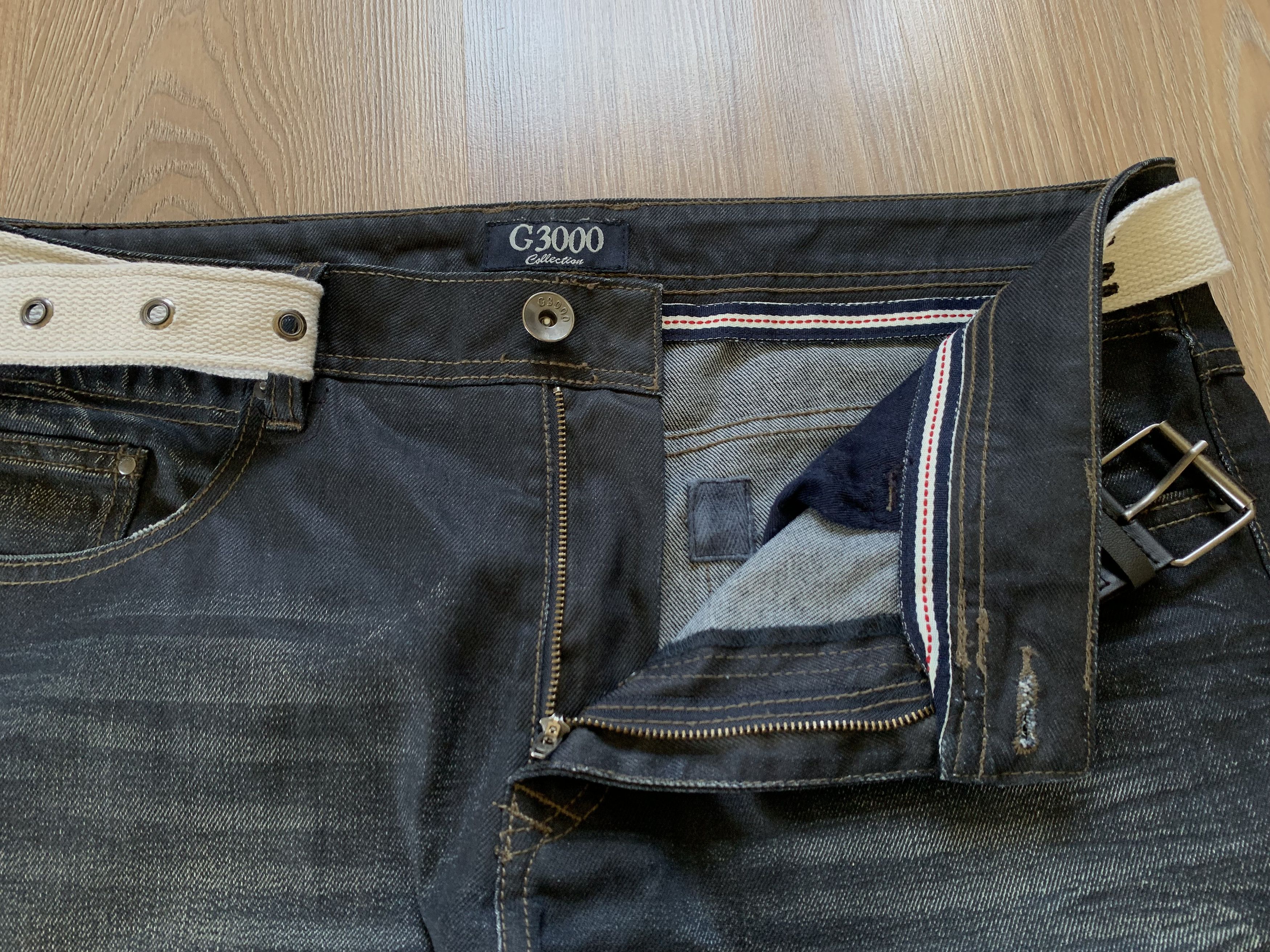 Other Y2K G3000 Collection Grey Jeans With Belt Size US 34 / EU 50 - 5 Thumbnail