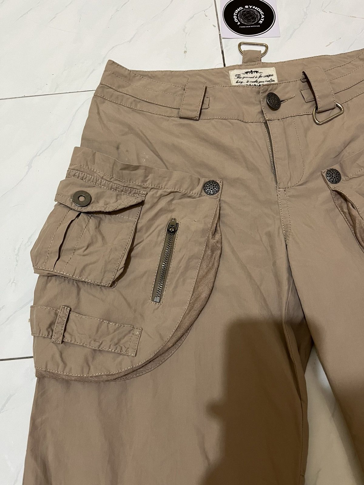 Japanese Brand MO & CO Multipocket Cargo Tactical Pants Size US 27 - 8 Thumbnail