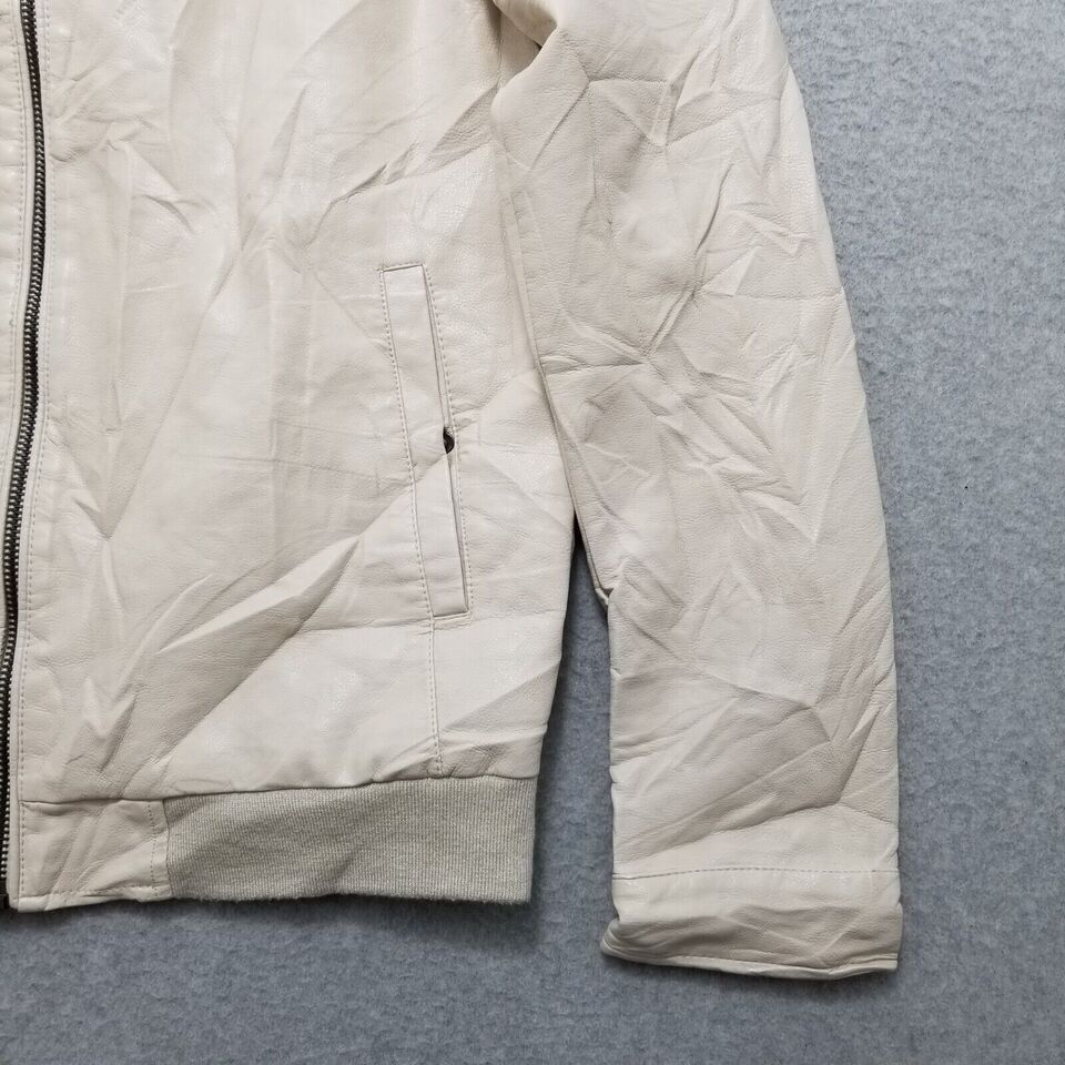Forever 21 Forever 21 Jacket Mens Medium Zip Polyurethane Faux Leather Size US M / EU 48-50 / 2 - 3 Thumbnail