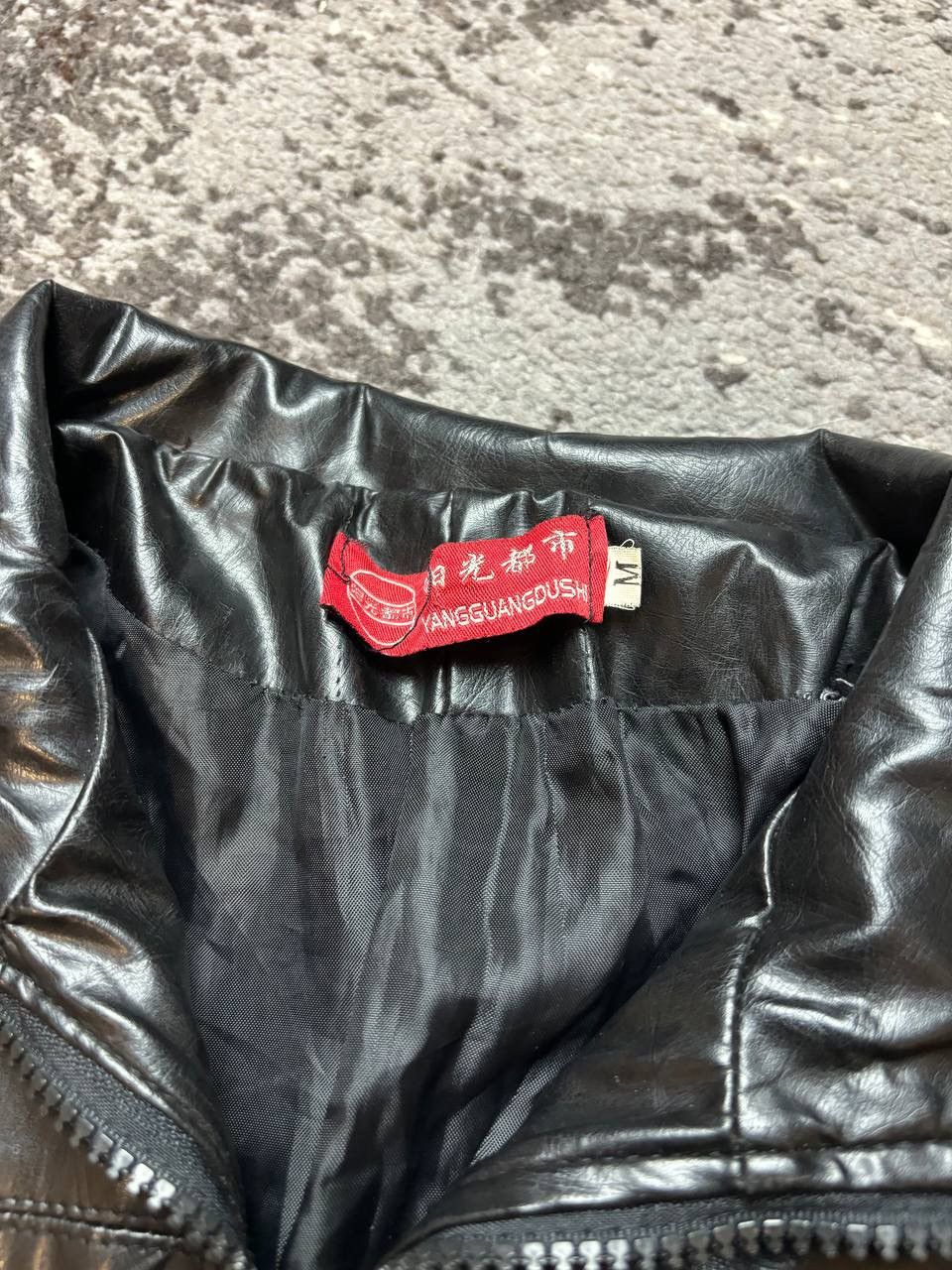 If Six Was Nine × Japanese Brand × Vintage Vintage Y2K Japan Lateks Leather Style Opium Owens Style Jac Size US S / EU 44-46 / 1 - 4 Thumbnail