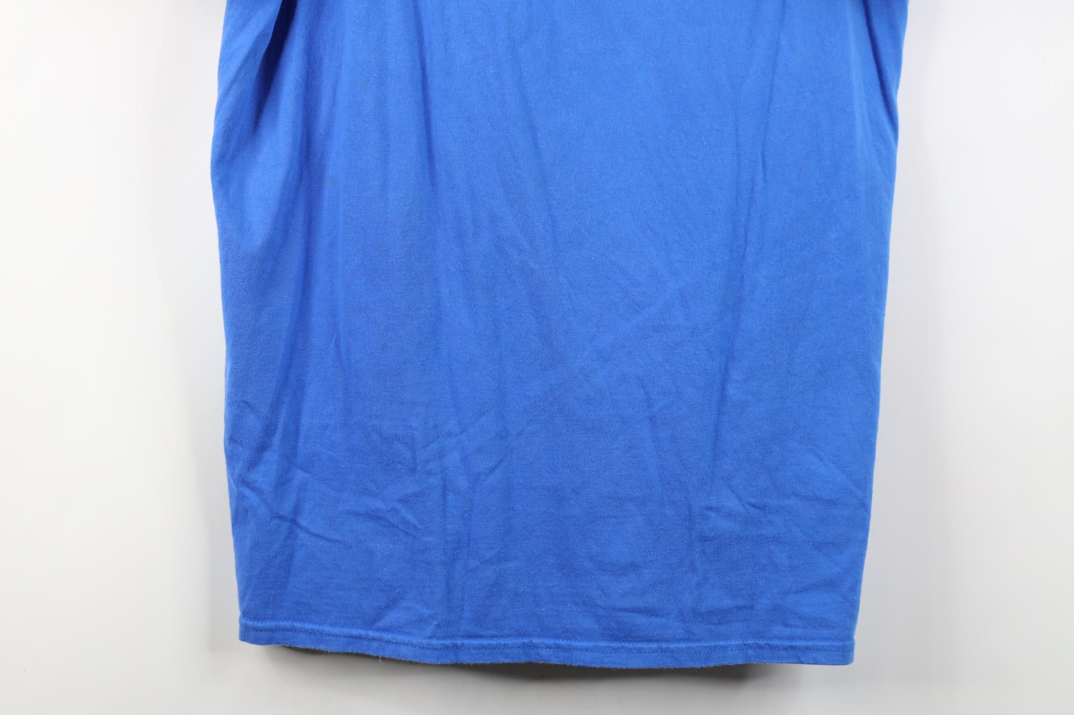 New Balance Vintage Y2K New Balance Reflective Short Sleeve T-Shirt Blue Size US XL / EU 56 / 4 - 3 Thumbnail