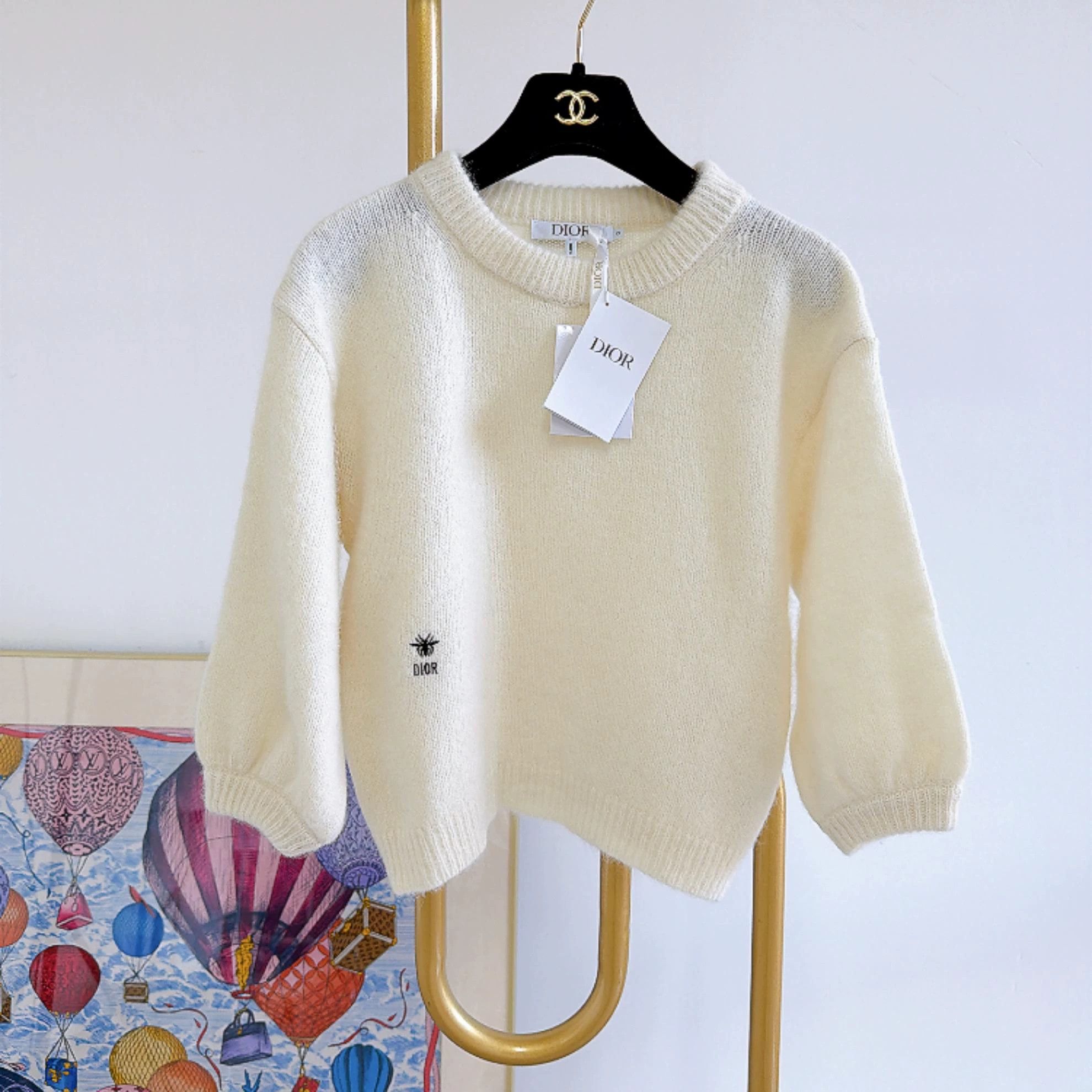 Dior Christian Dior Beige Knit Pullover 13 Size XS / US 0-2 / IT 36-38 - 1 Thumbnail
