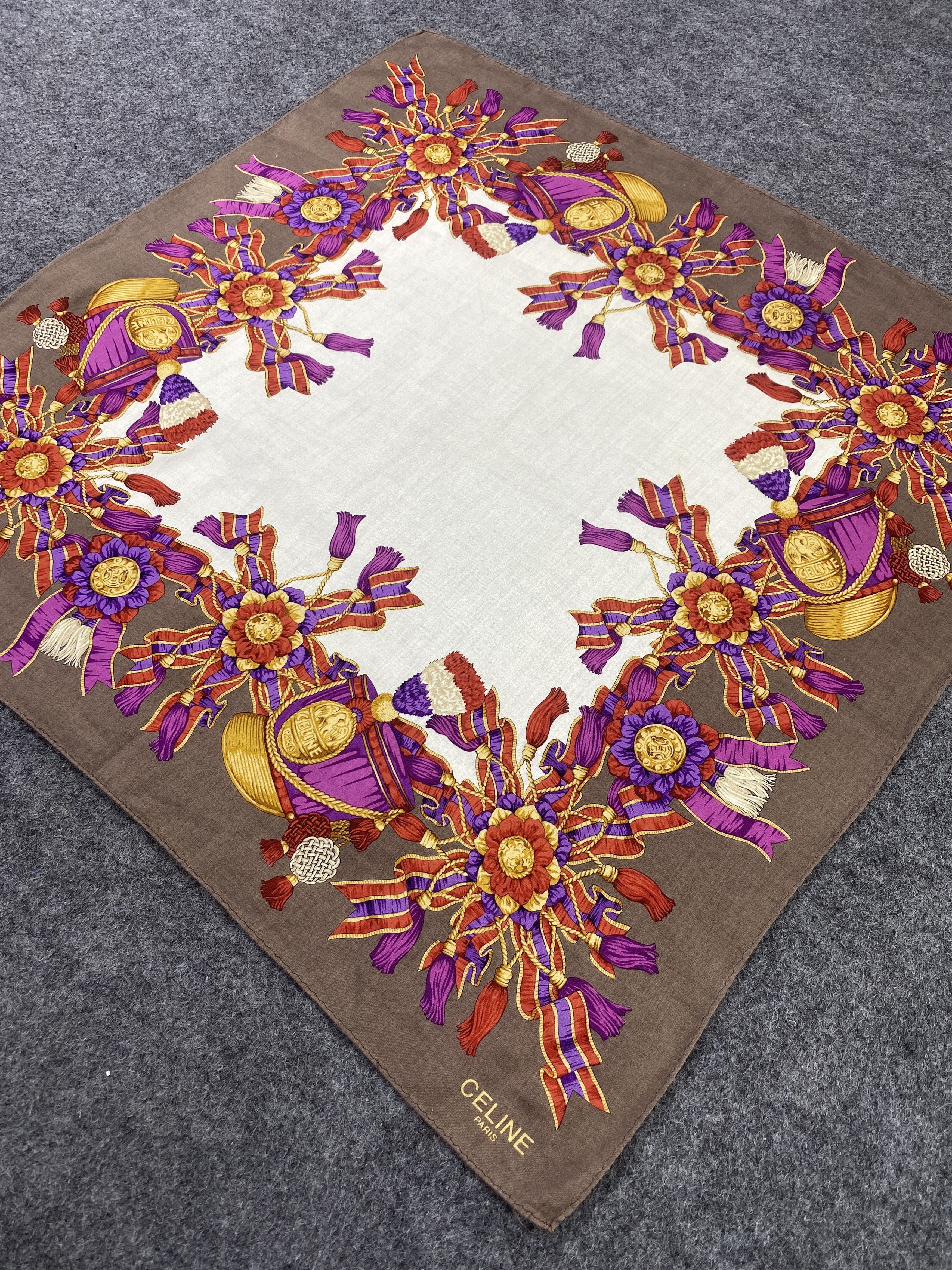 Celine Celine handkerchief bandana neckerchief-B113 Size ONE SIZE - 4 Thumbnail